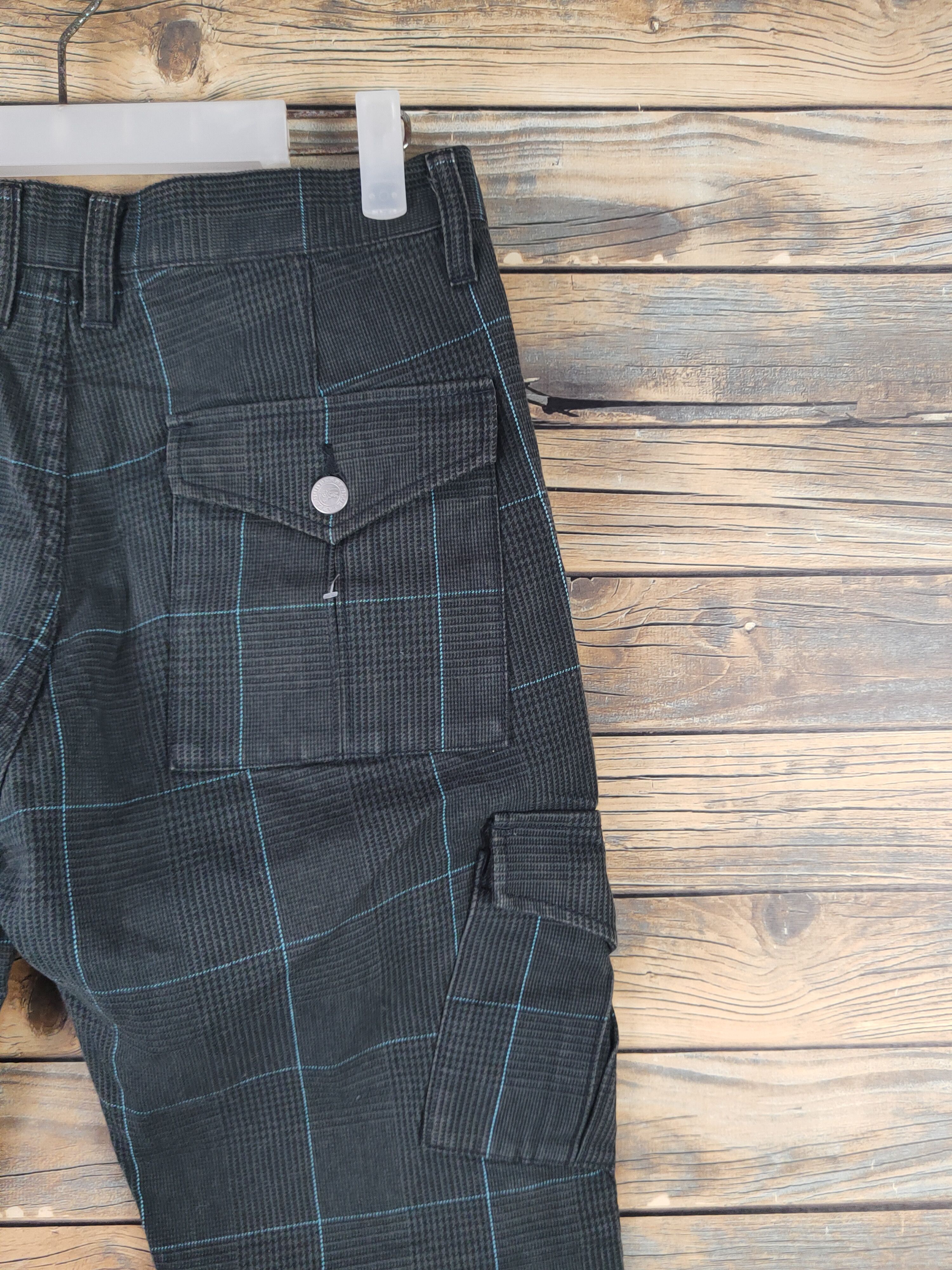 Burberry DL Burberry Black Multipocket Tactical Cargo Pants #1462 Size 31" - 11 Thumbnail