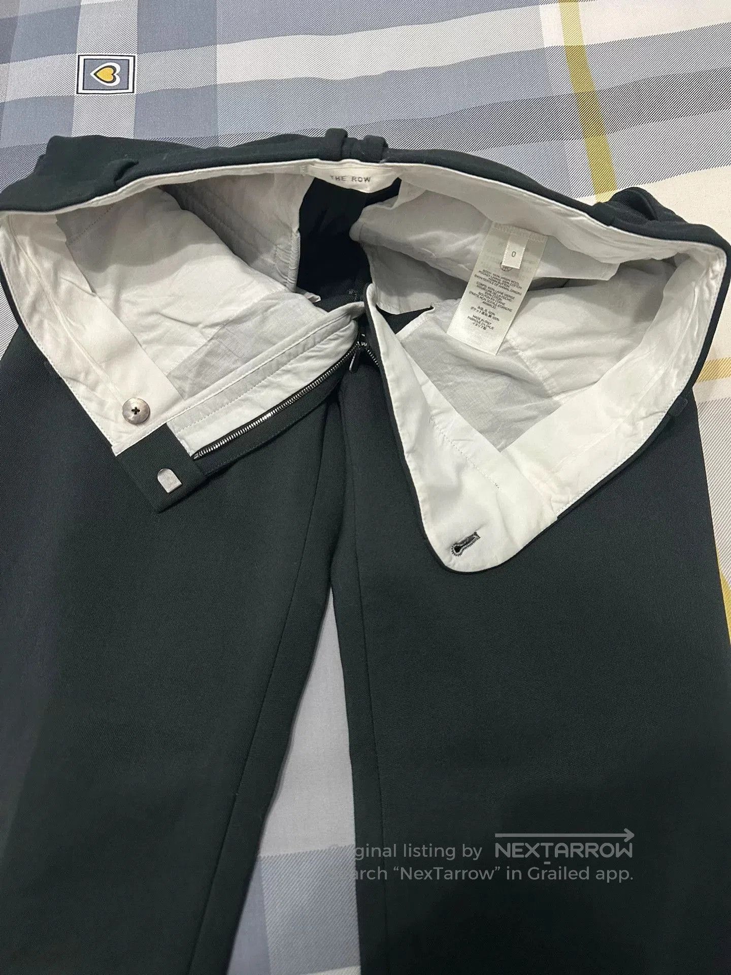 The Row The Row Green Wool Trousers. Size 26" / US 2 / IT 38 - 4 Thumbnail