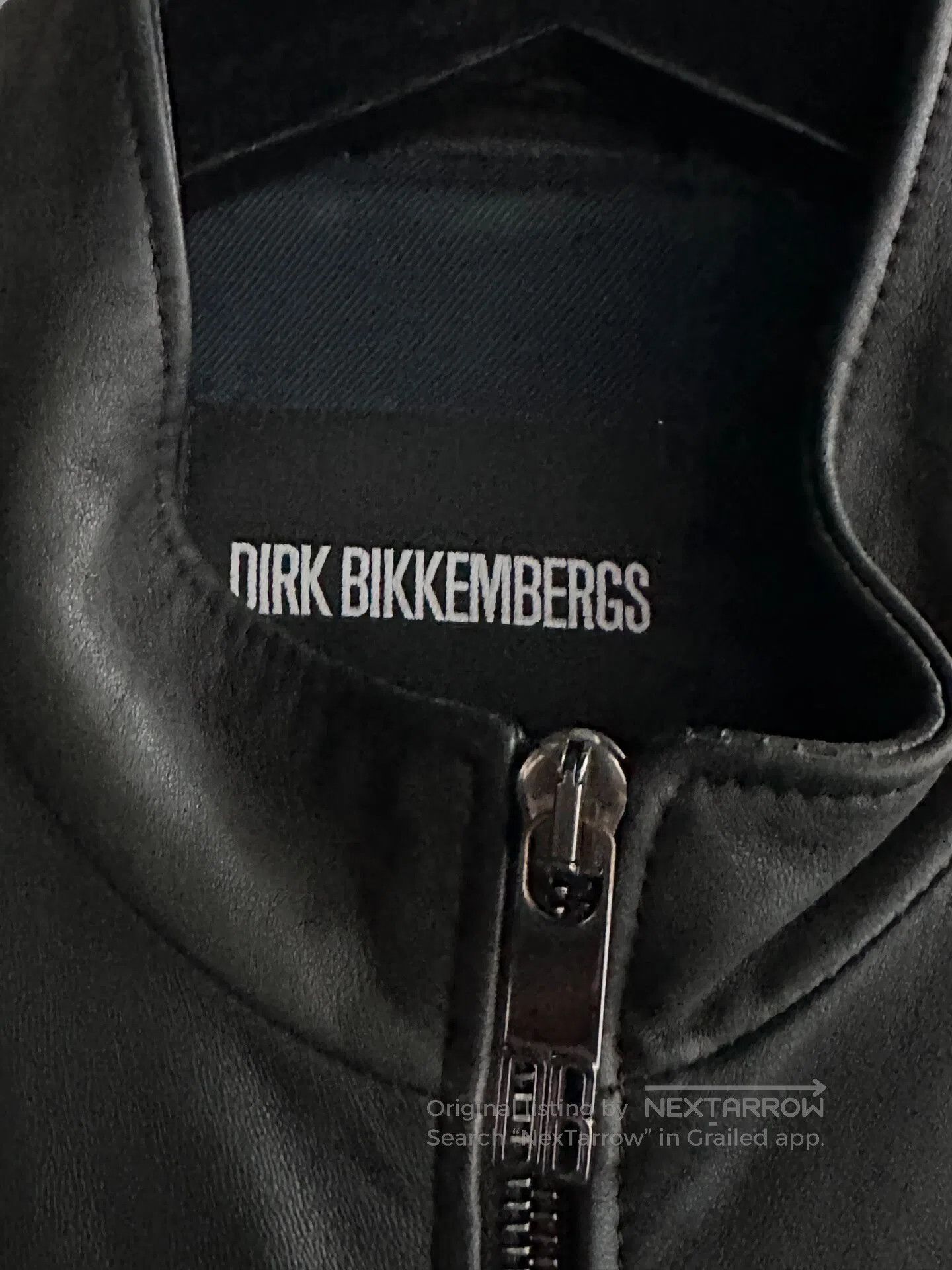 Dirk Bikkembergs dirk bikkembergs Spliced zipper leather jacket| Size US M / EU 48-50 / 2 - 4 Thumbnail