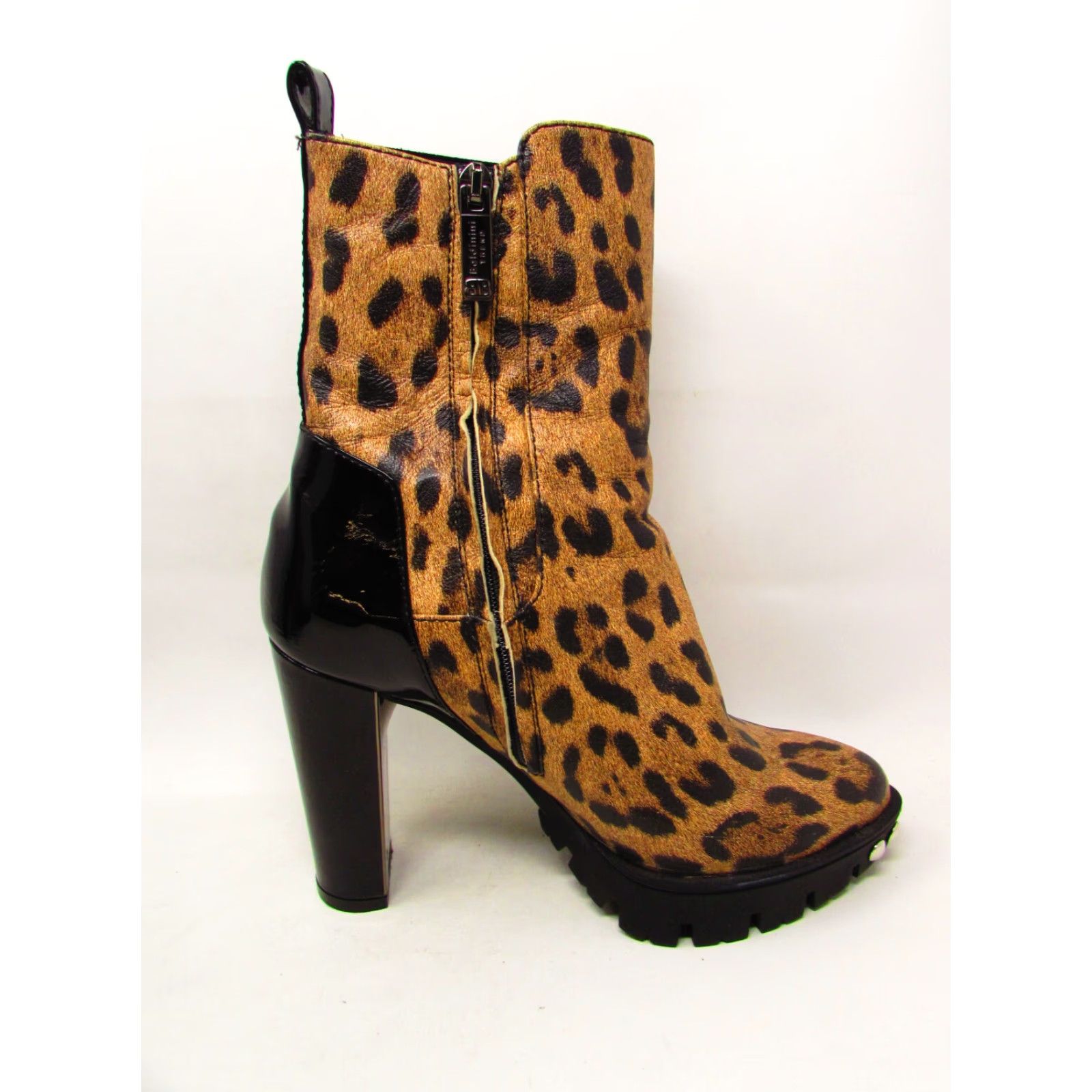 Baldinini Baldinini Italy Leather Leopard Boots Size 8 Eur 39 - Designer Knee High Boots - Leather Closed Toe Mid Heel Zip - Women Size US 9 / IT 39 - 7 Thumbnail