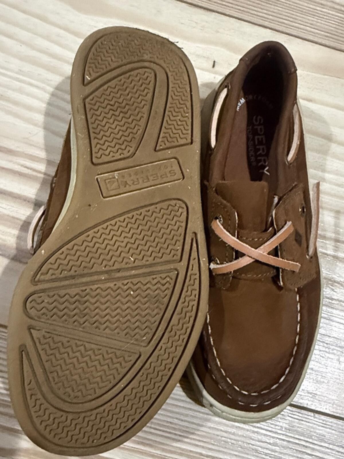 Sperry Sperry Tan Leather 2-Eye Boat Shoes Size US 11 / EU 44 - 3 Thumbnail