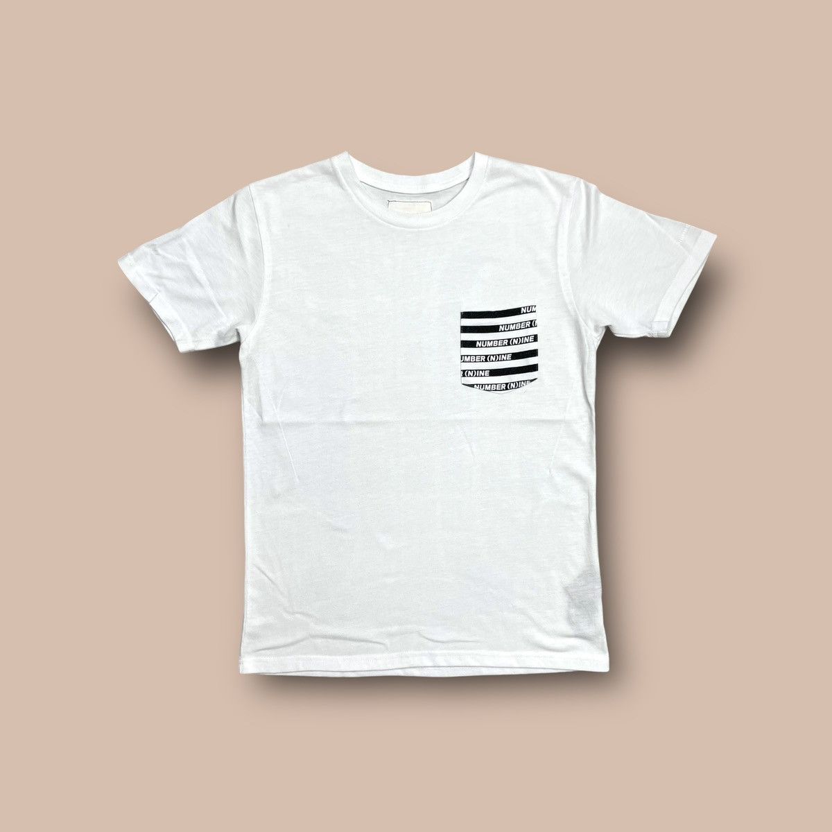Number (N)ine Number (N)ine DENIM Basic White Tee Size US S / EU 44-46 / 1 - 1 Thumbnail