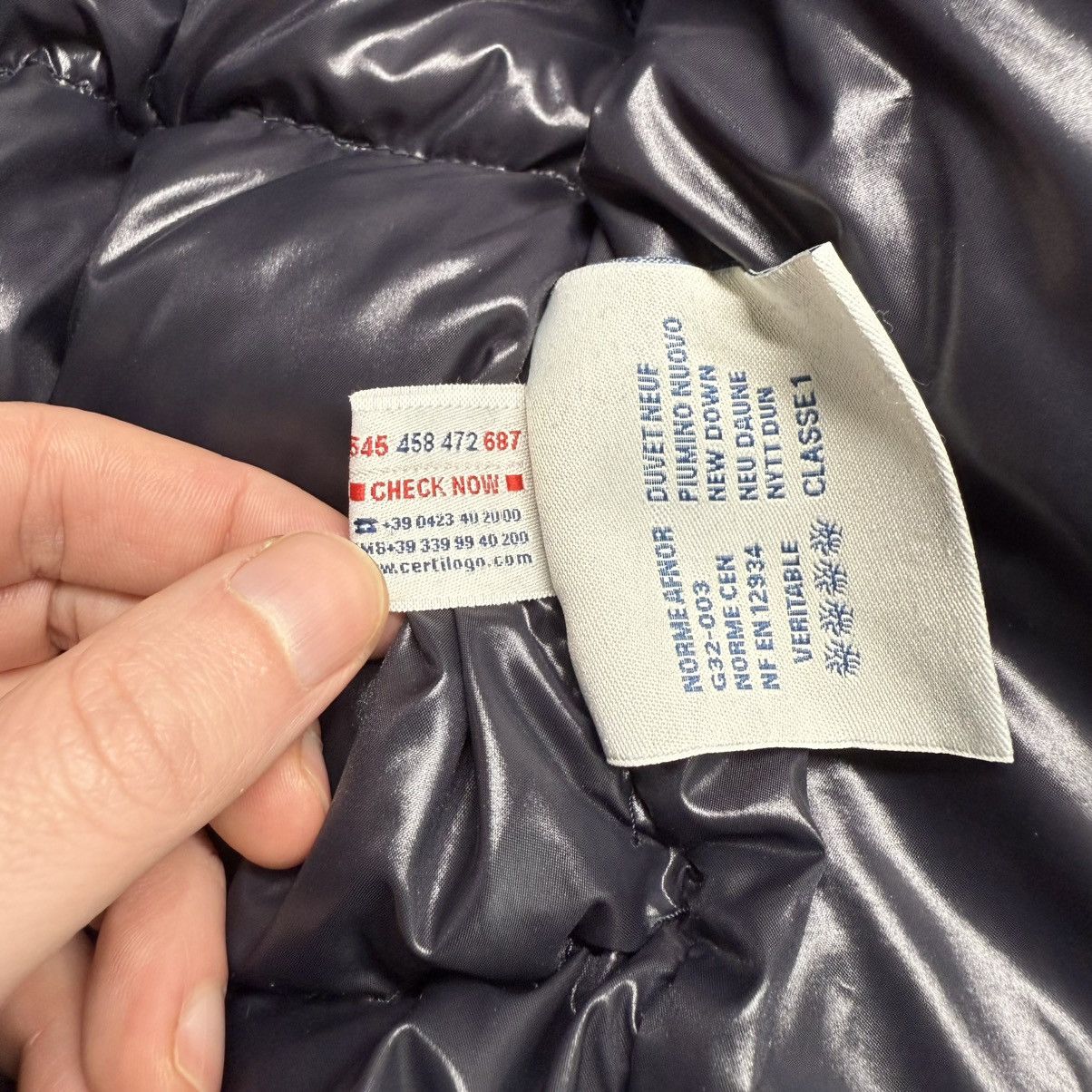 Moncler Moncler Vernet Men’s Down Puffer Jacket Size 3 (M/L) Blue Size US M / EU 48-50 / 2 - 8 Thumbnail
