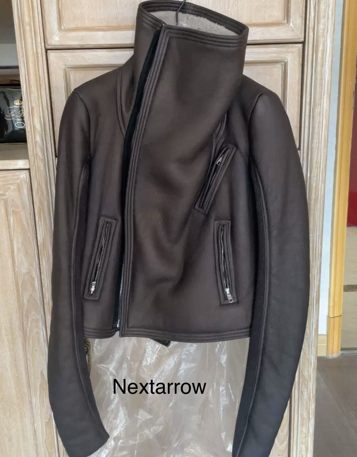 Rick Owens Rick Owens Classic Short Leather Jacket2412-Nextarrow Size US XXS / EU 40 - 1 Thumbnail