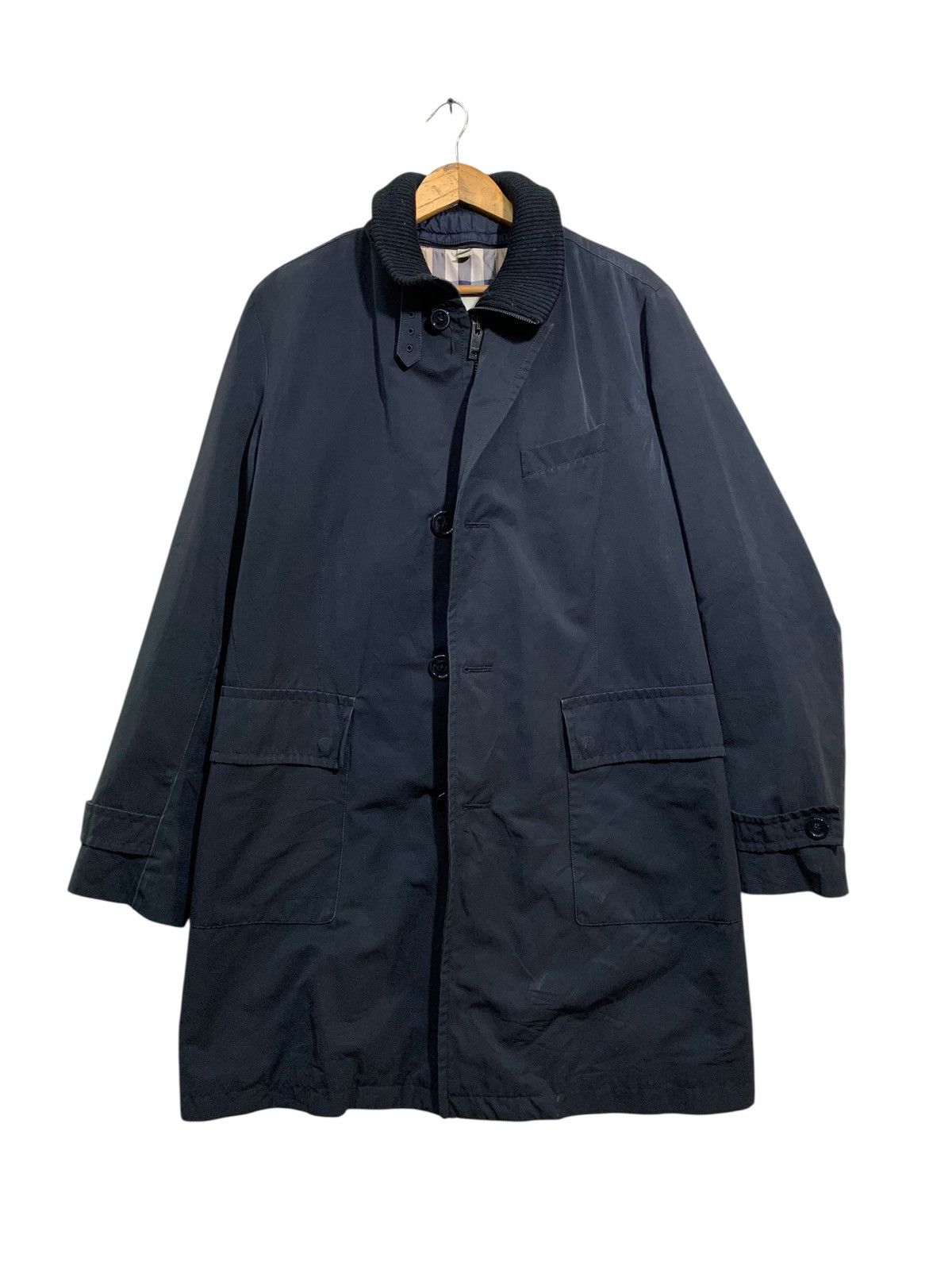Burberry 🔥BURBERRY NOVACHECK BLACK PARKA JACKETS Size US L / EU 52-54 / 3 - 3 Thumbnail