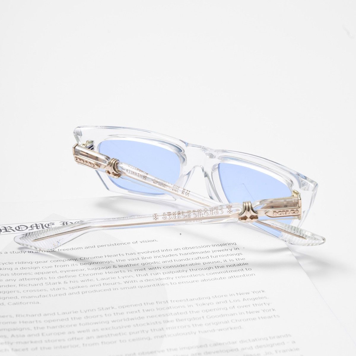 Chrome Hearts CHROME HEARTS CLITERALLY CRYSTAL SUNGLASSES Size ONE SIZE - 7 Thumbnail