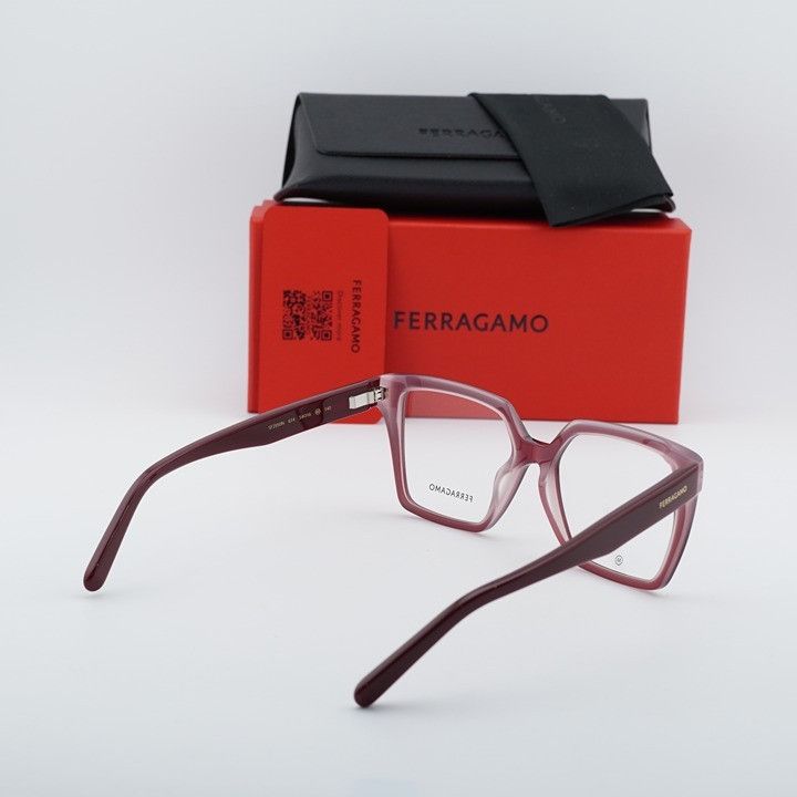 Salvatore Ferragamo Salvatore Ferragamo SF2950N 614 Eyeglasses Burgundy 54mm Size ONE SIZE - 11 Thumbnail