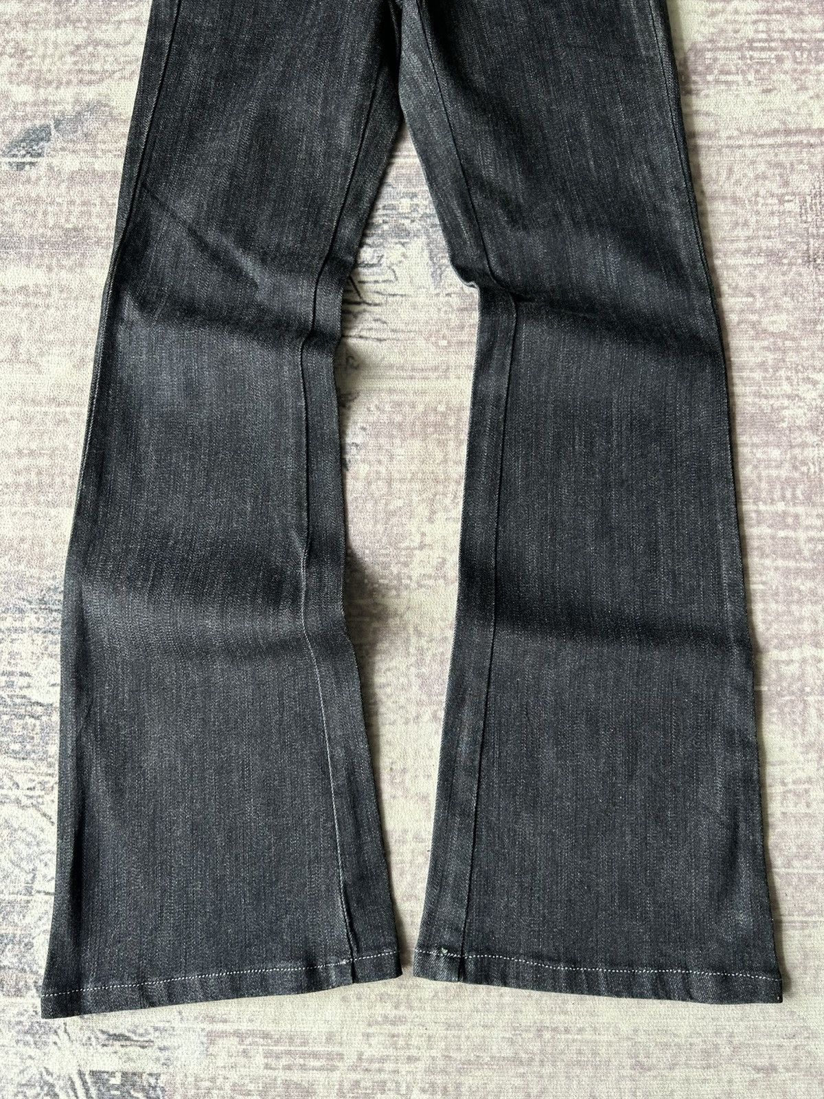 Marithe + Francois Girbaud MFG Blue Flared Denim Size US 26 / EU 42 - 4 Thumbnail