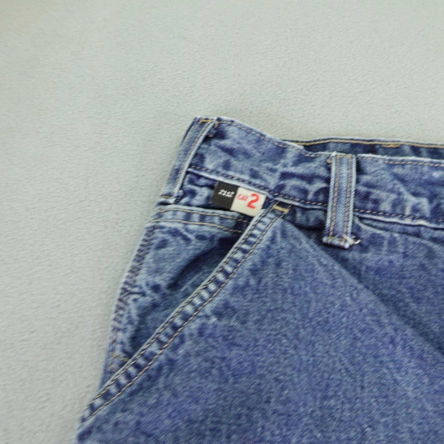Carhartt VINTAGE Carhartt Cotton Denim Jeans Mens 44X30 Regular Fit Straight Flare-Resistant Workwear Blue Size US 42 / EU 58 - 6 Thumbnail