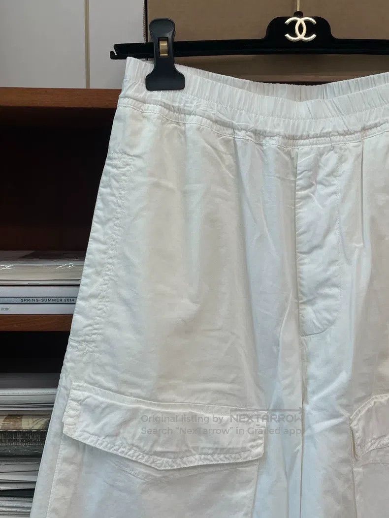 Dries Van Noten Dries Van Noten White Cargo Pants Size 35" - 2 Thumbnail