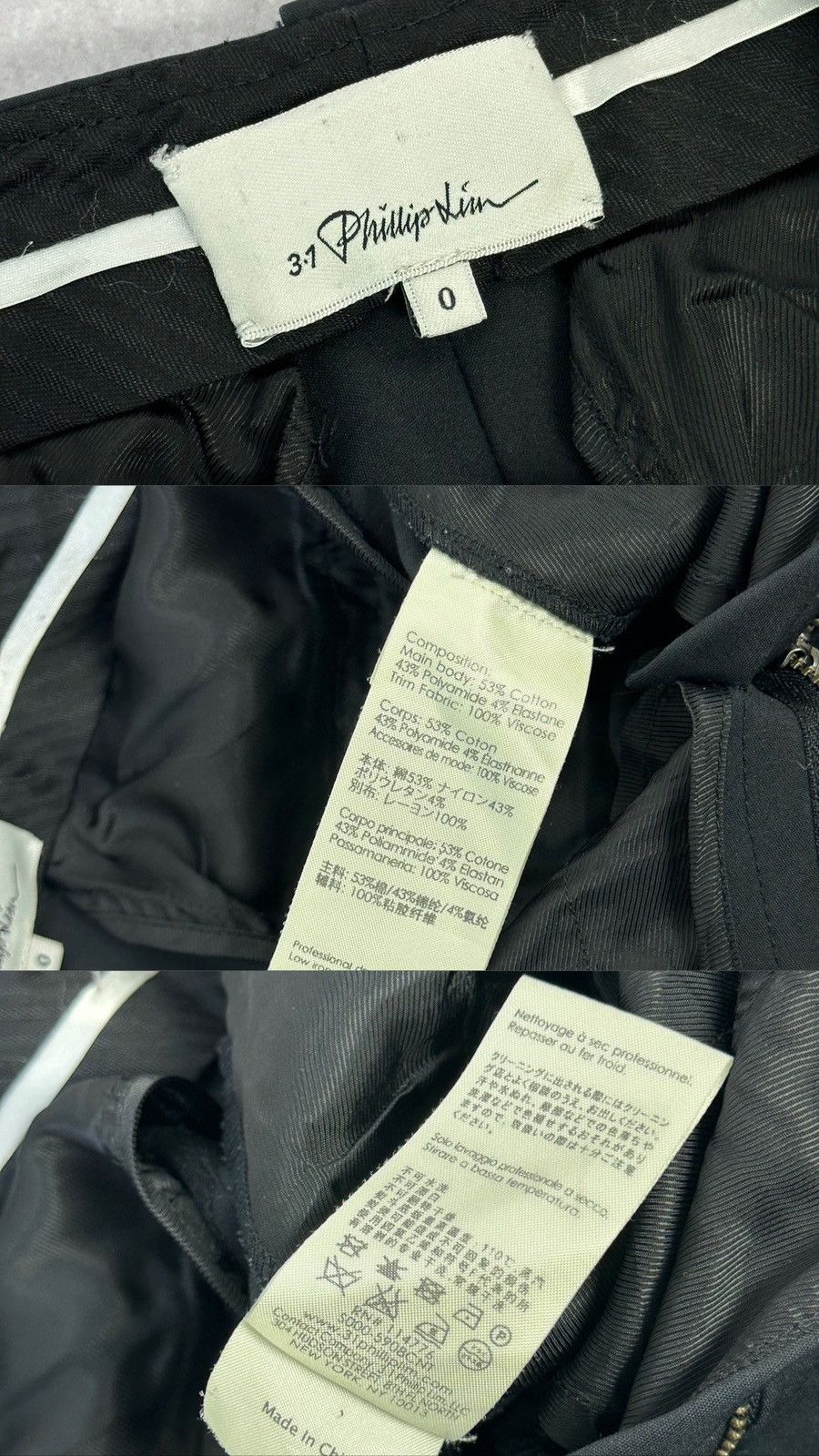 3.1 Phillip Lim 3.1 Phillip Lim Black Cotton Basic Cropped Women’s Pants Size 28" / US 6 / IT 42 - 9 Thumbnail