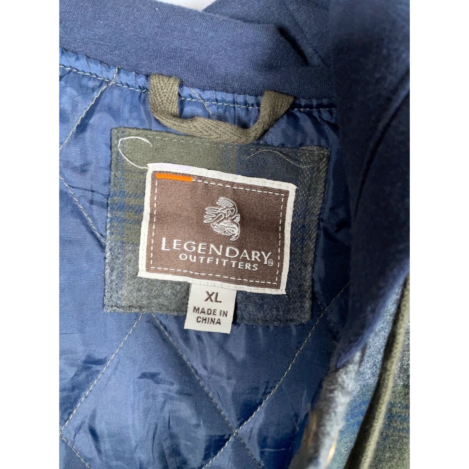 Vintage Legendary Whitetails Outfitters Flannel Shirt Jacket Adult XL Gray Plaid Hooded Size US XL / EU 56 / 4 - 4 Thumbnail