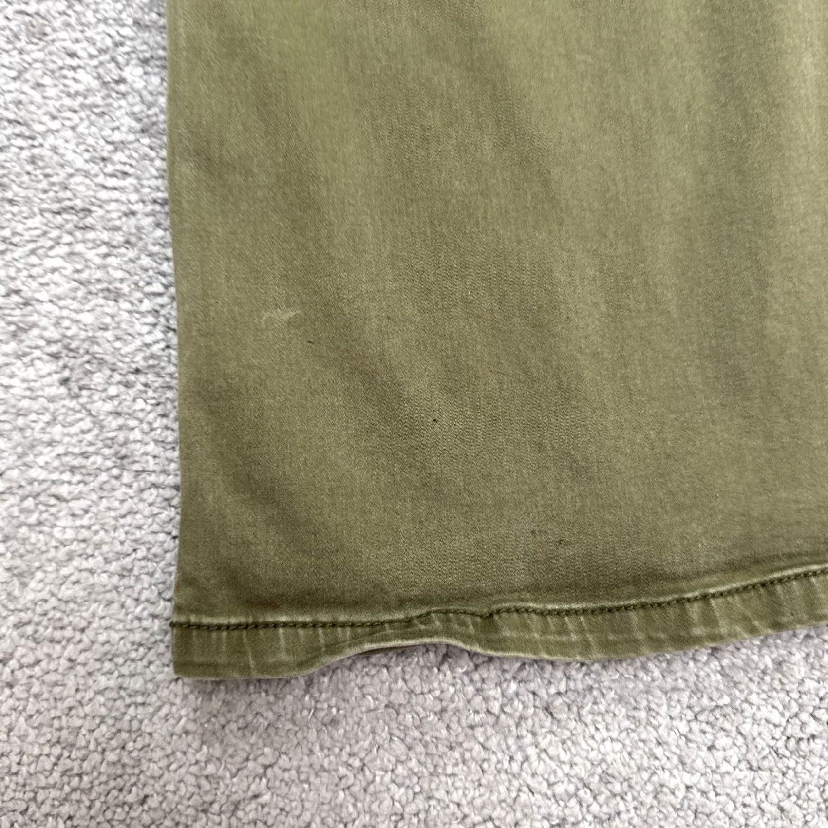 Anthropologie VINTAGE Anthropologie Pilcro Demilune Bootcut Flared Pants Womens 30 Green High Rise Size 30" / US 8 / IT 44 - 6 Thumbnail