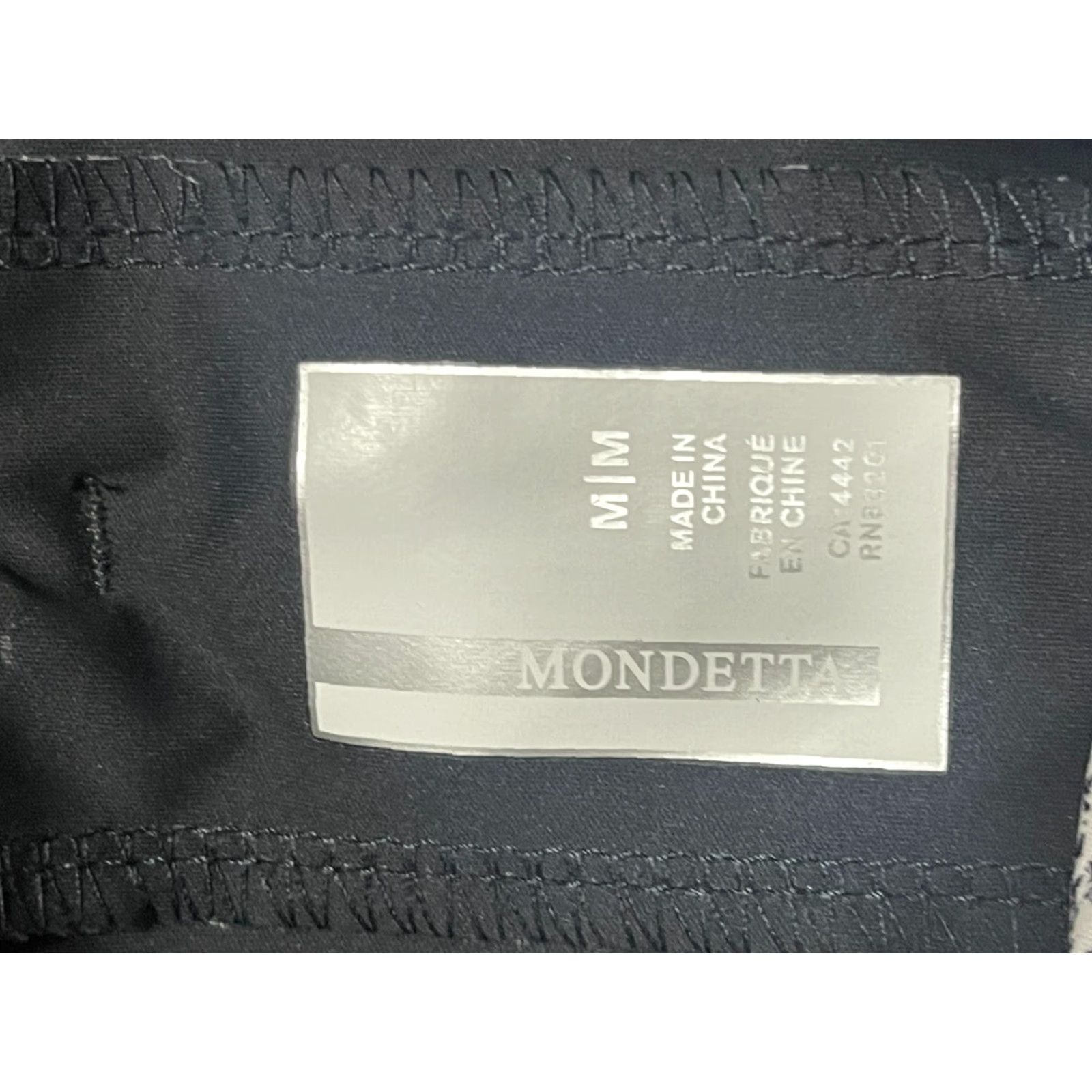 Vintage VINTAGE? No — Mondetta Blazer, Women's Medium, White Black, Asymmetric Full Zip, Jacket, Full Zip, Gray, Regular, Casual, Fall, Spring, Summer, Womens Size M / US 6-8 / IT 42-44 - 5 Thumbnail