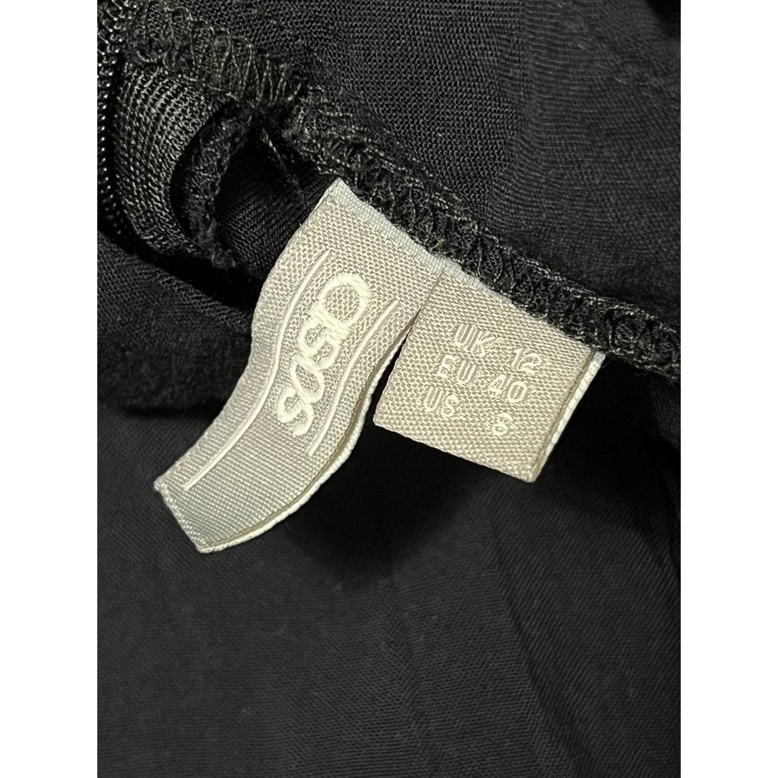 Asos ASOS Women's Size 8 Blackn Back Maxi Dress A002052 Size L / US 10 / IT 46 - 4 Thumbnail