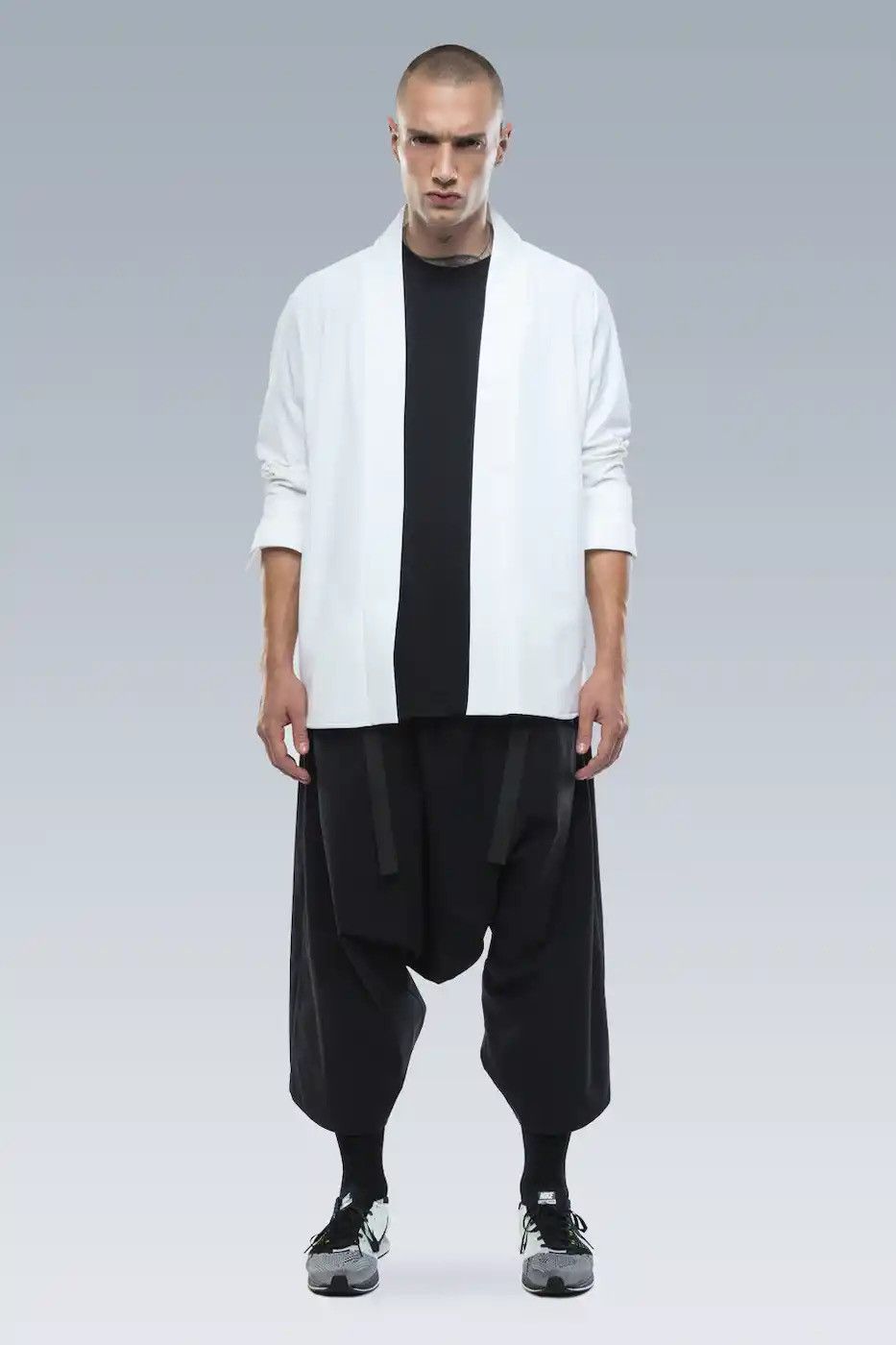 image of Acronym J72-Ds White Dryskin Kimono Jacket, Men's (Size Small)