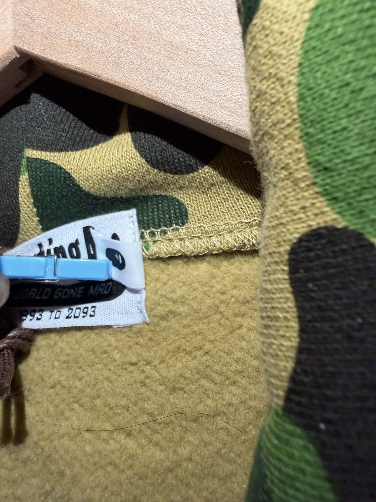 Bape BAPE Camo Tiger Full Zip Hoodie 'Green' Size US M / EU 48-50 / 2 - 9 Thumbnail