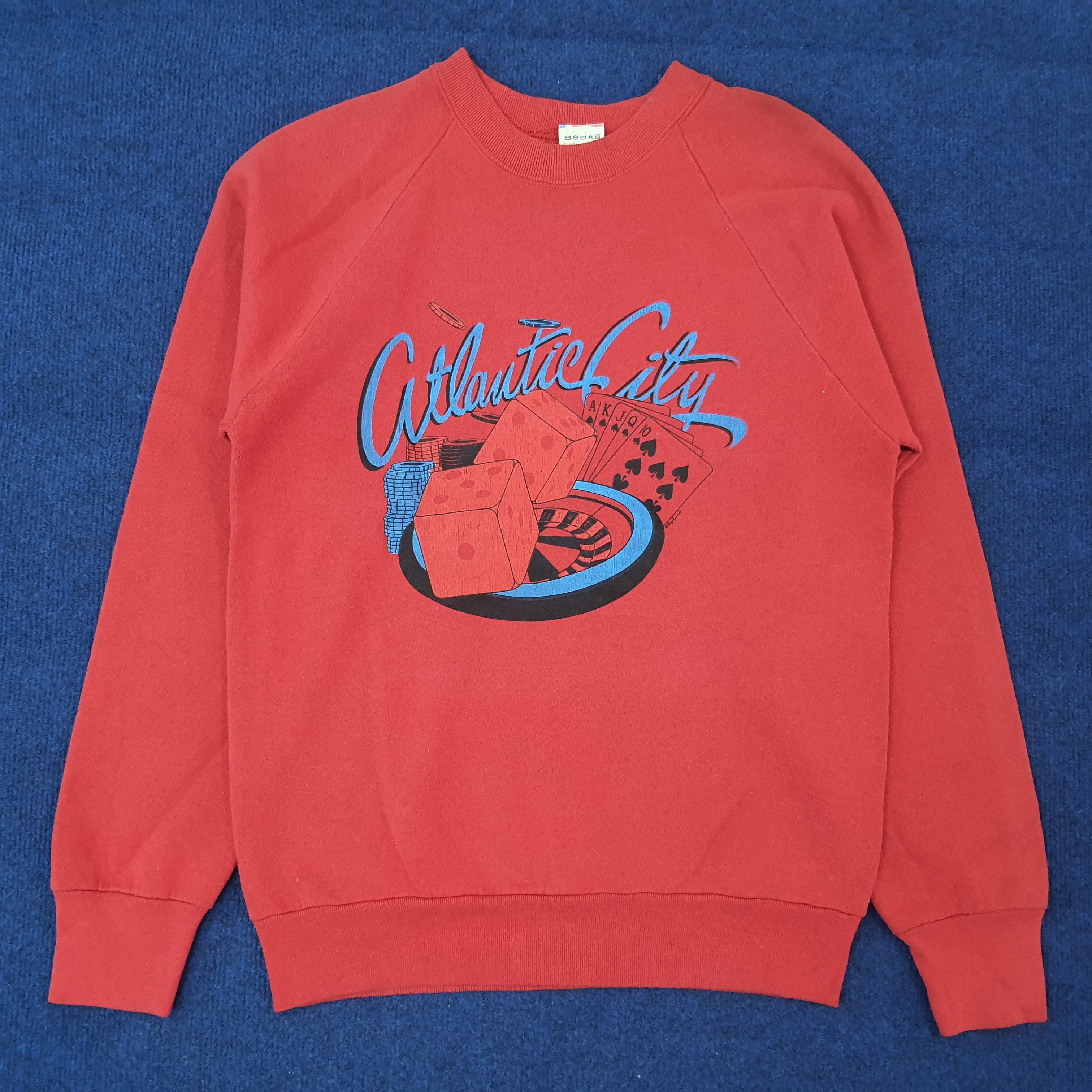 Vintage Vintage Atlantic City MLB Sweatshirt C253N3 Size US S / EU 44-46 / 1 - 1 Thumbnail