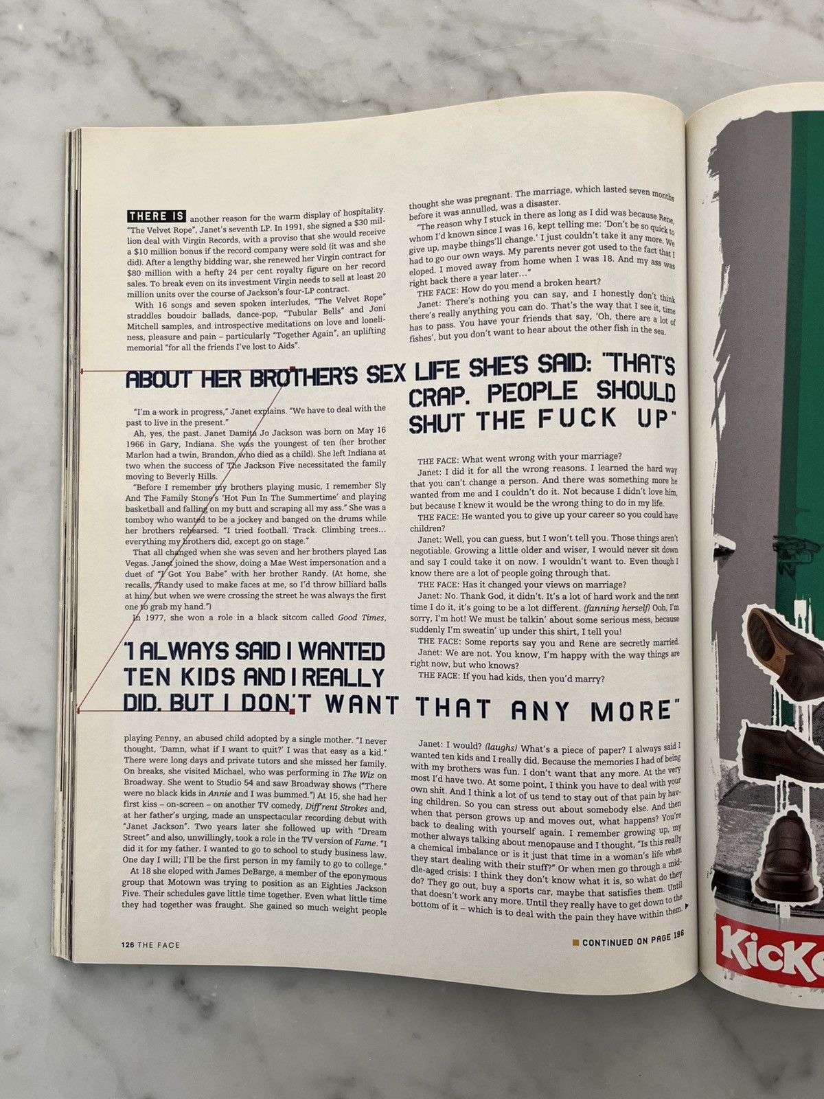 Other THE FACE MAGAZINE DECEMBER 1997 / ISSUE NUMBER 11 Size ONE SIZE - 8 Thumbnail