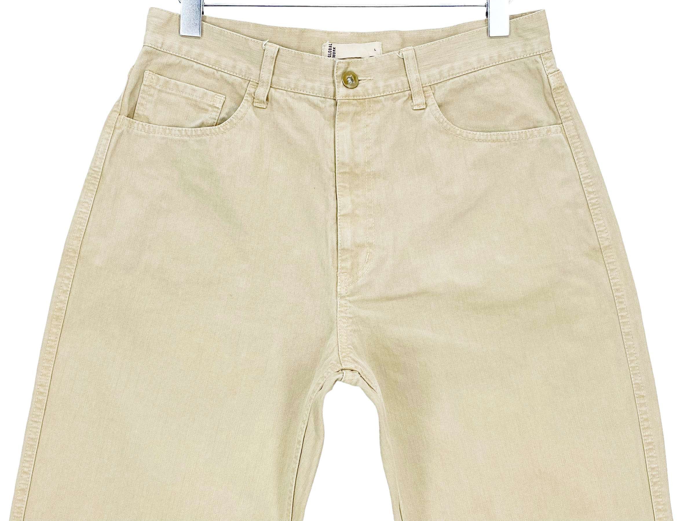 Global Work × Japanese Brand Global Work Pants Brown Light Wash Pants Japanese Brand Size US 30 / EU 46 - 3 Thumbnail