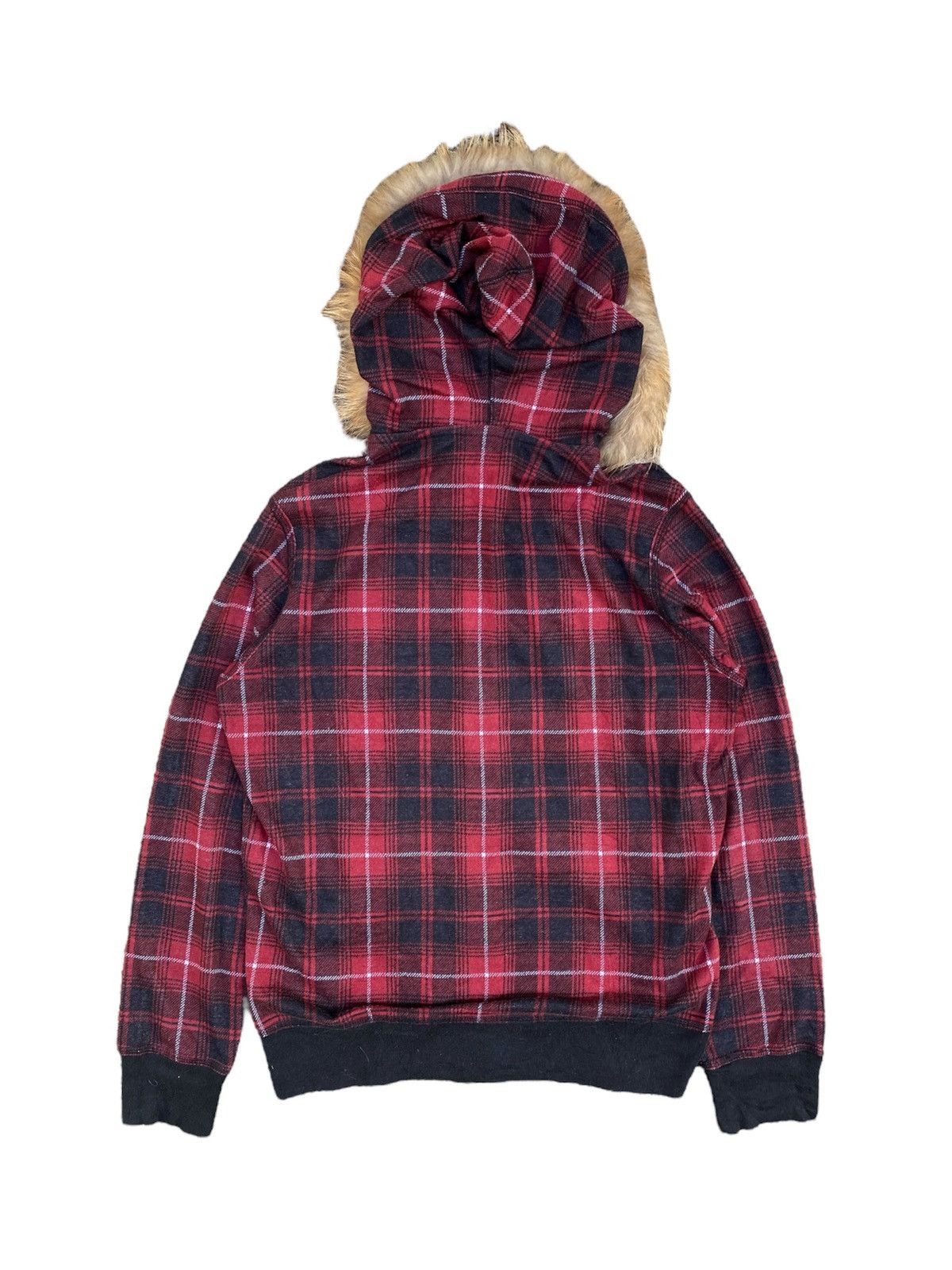 If Six Was Nine × KMRii × Yasuyuki Ishii Faux Fur Back Number Hoodie Diesel Ifsix Lgb Styled Size US L / EU 52-54 / 3 - 4 Thumbnail