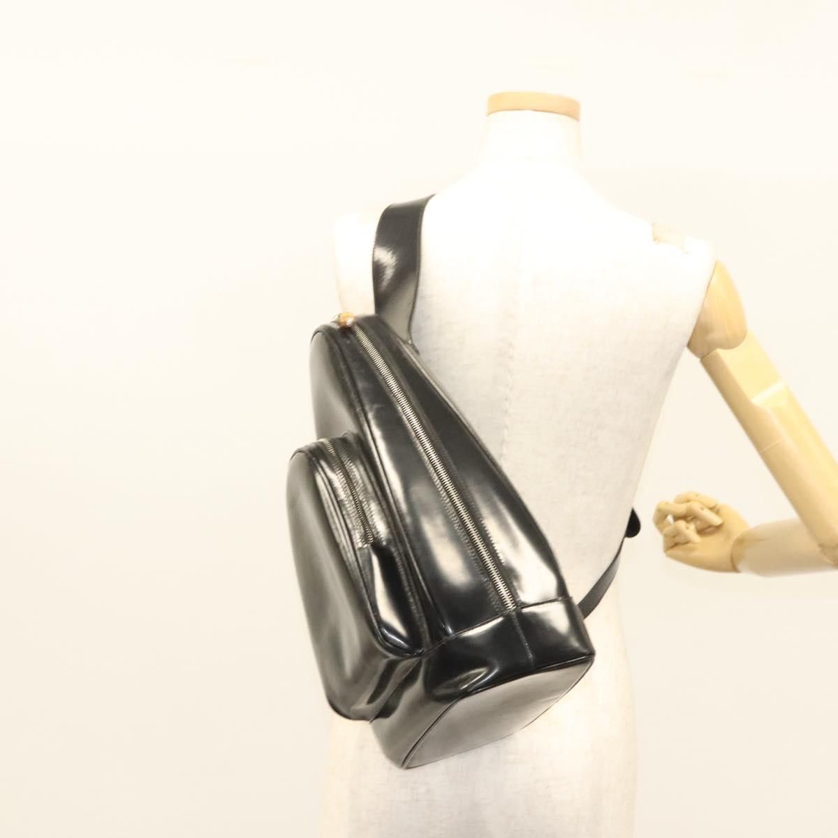 Gucci GUCCI Bamboo Shoulder Bag Enamel Black Silver 003 3444 003 Size ONE SIZE - 23 Thumbnail