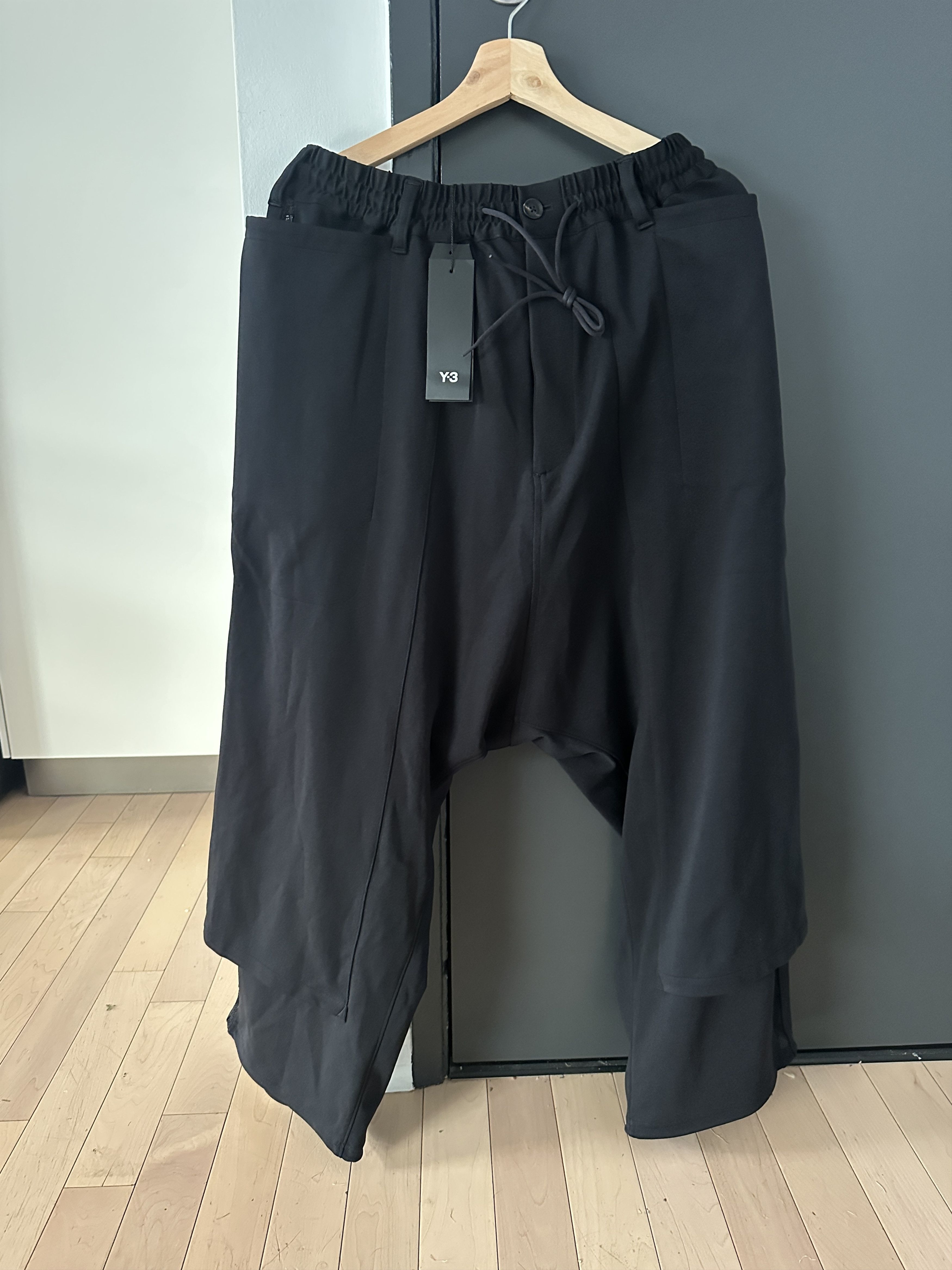 Y-3 3-Stripes open-hem track pants Size US 32 / EU 48 - 6 Thumbnail
