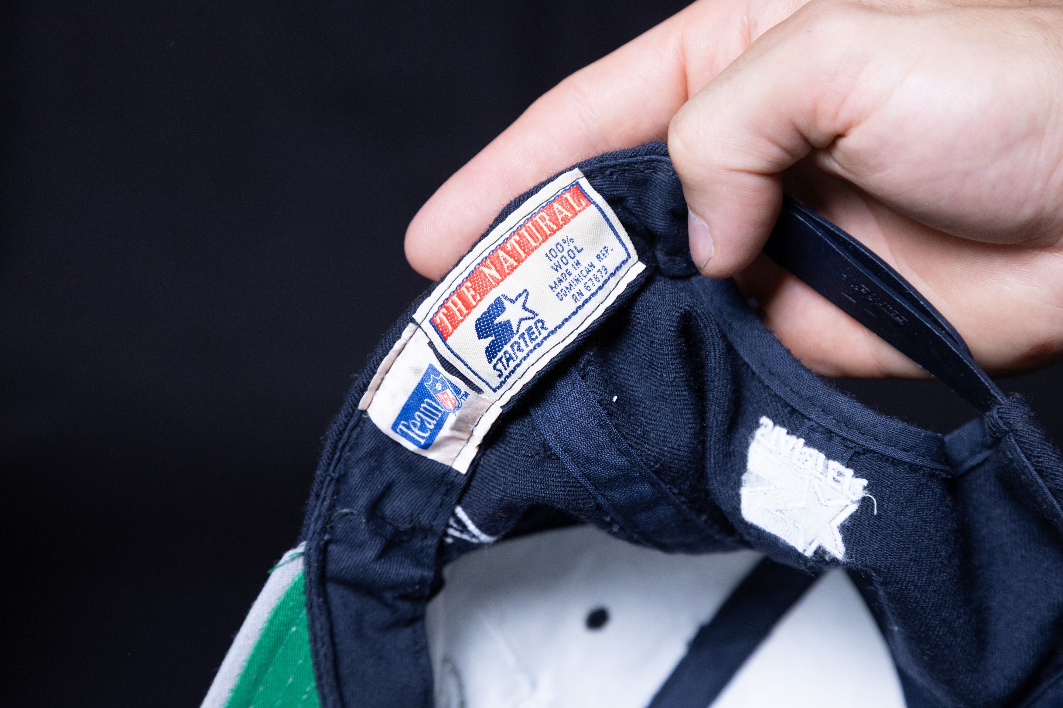 NHL Vintage 90s Starter Dallas Cowboys Shockwave Snapback Hat Size ONE SIZE - 8 Thumbnail