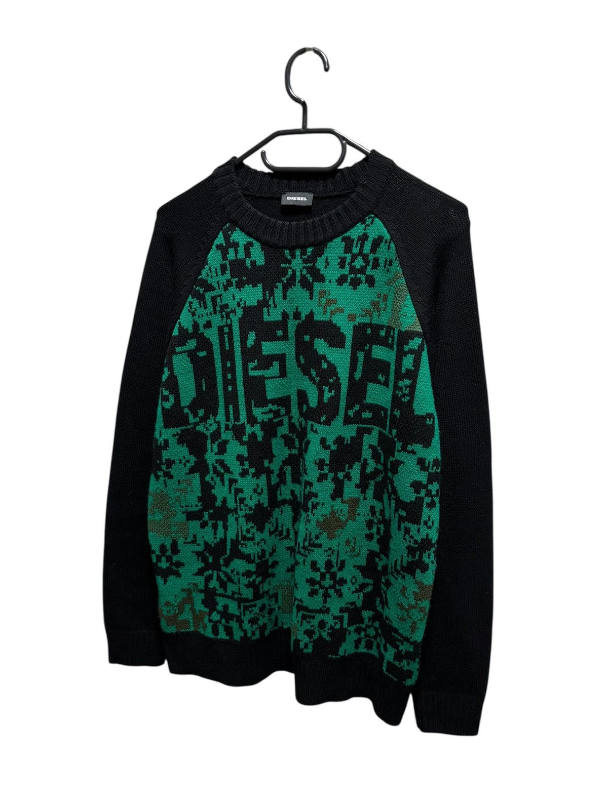 Diesel Y2K Diesel Sweter Japanese Style Big Logo Luxury Designer Size US M / EU 48-50 / 2 - 1 Thumbnail