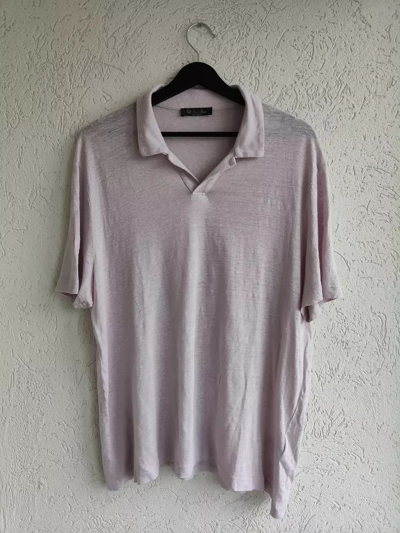 Loro Piana LORO PIANA A linen polo shirt Size M / US 6-8 / IT 42-44 - 1 Thumbnail