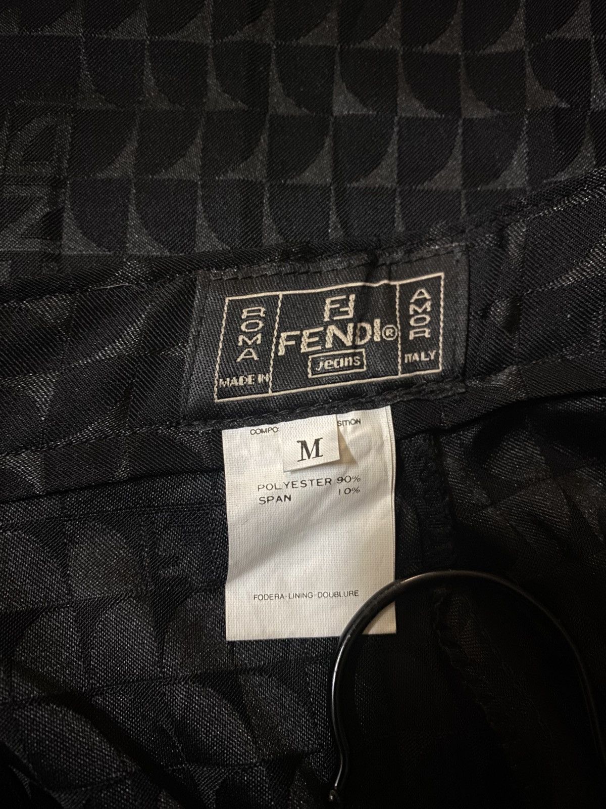 Fendi × Vintage Fendi Fullprint FF Monogram Logo Pants Size 27" / US 4 / IT 40 - 8 Thumbnail