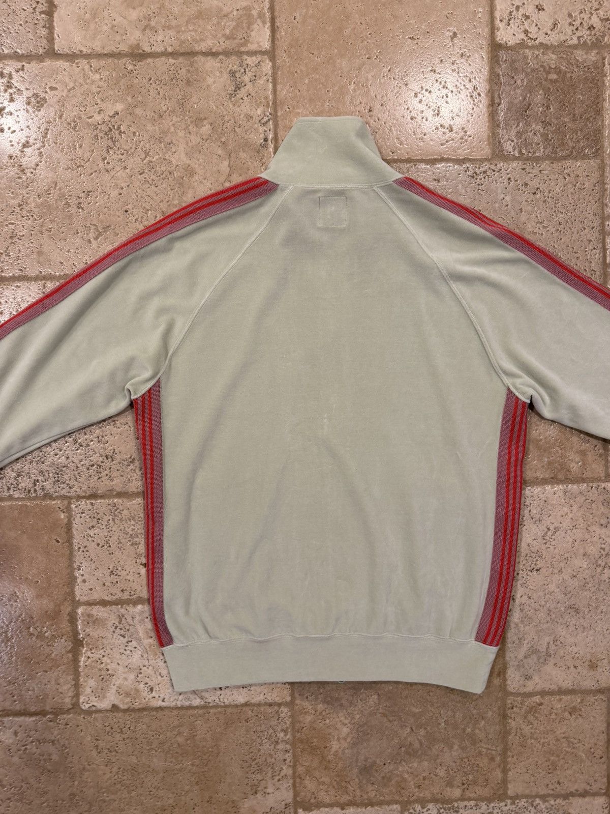 Maxfield Los Angeles × Needles Needles x Maxfield Mint Green / Red Velour Track Jacket Size US L / EU 52-54 / 3 - 10 Thumbnail