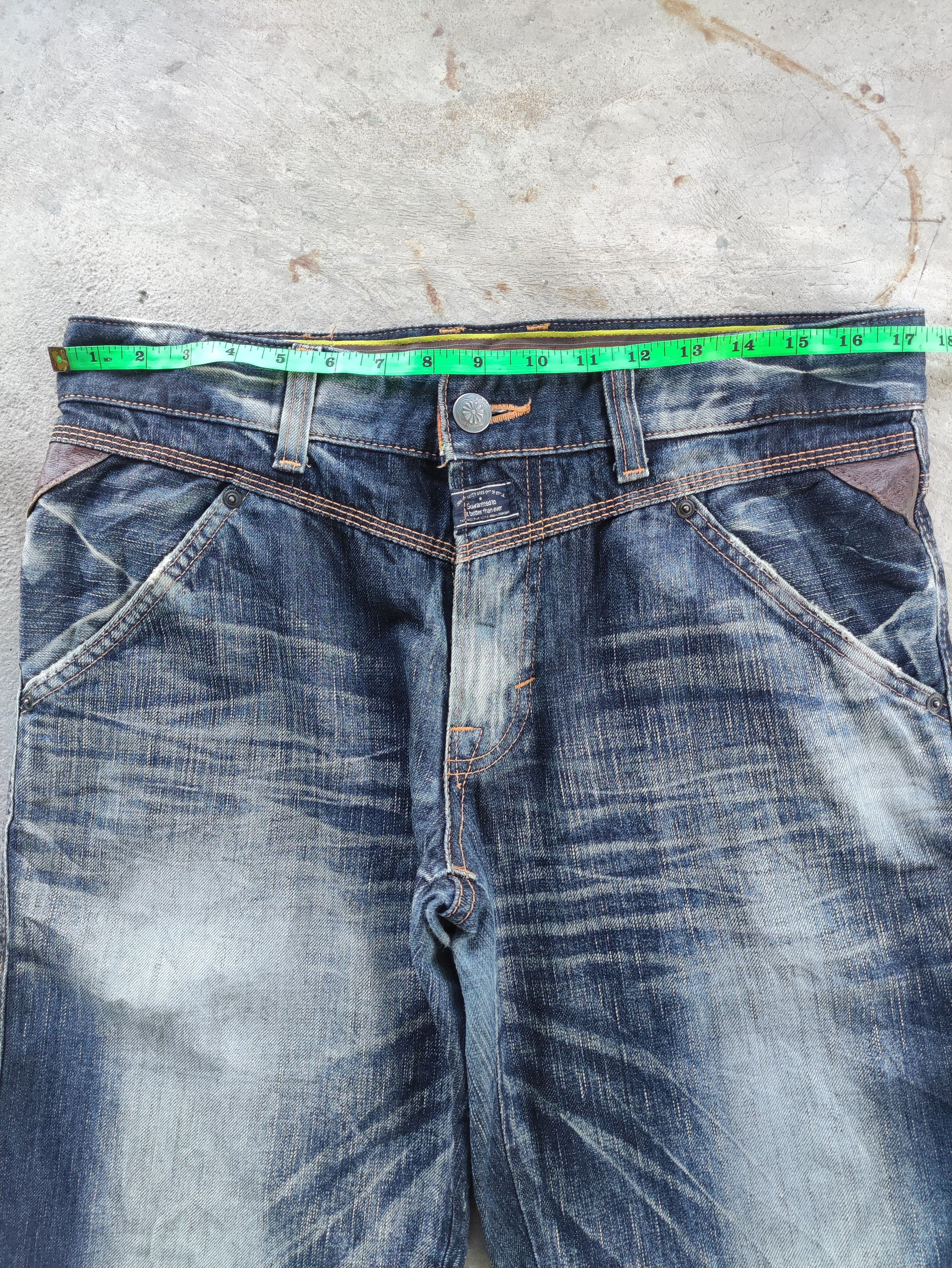 Edwin Vintage Edwin Jean Distressed Faded Denim Size US 34 / EU 50 - 6 Thumbnail
