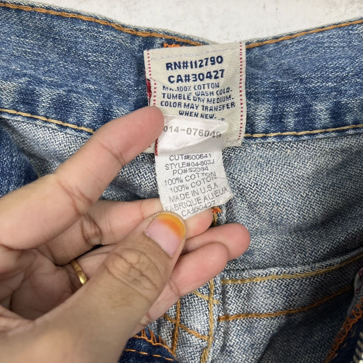 True Religion Vintage True Religion Custom Short Denim Jeans Size US 36 / EU 52 - 14 Thumbnail