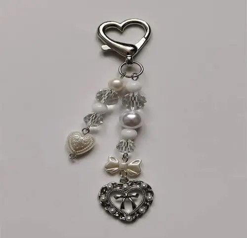 Jewelry Michiko x Iriki White pearl bow & heart keychain Size ONE SIZE - 5 Thumbnail