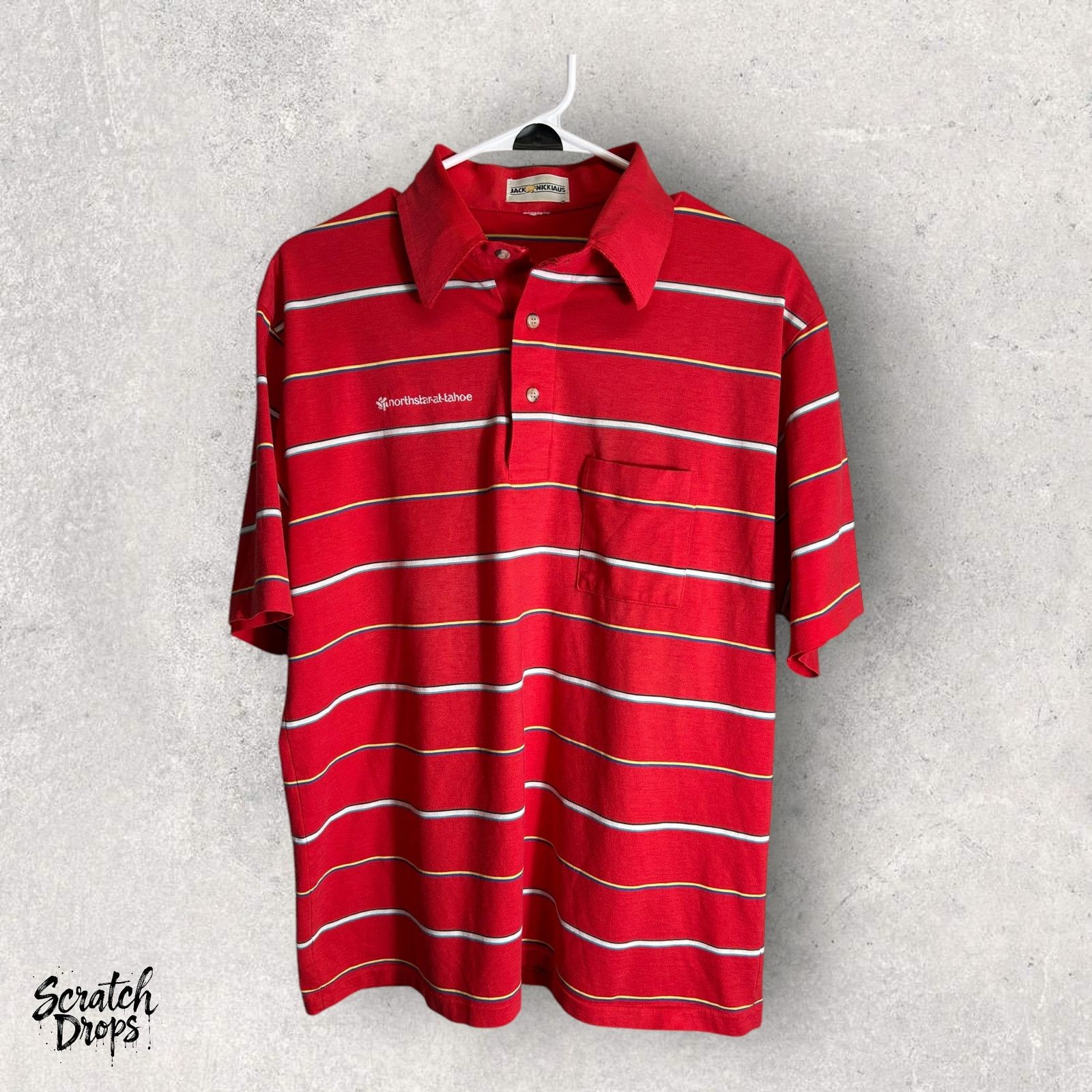 Other Jack Nicklaus Golf Polo Shirt L Short Sleeve Casual Vtg 90s Size US L / EU 52-54 / 3 - 1 Thumbnail