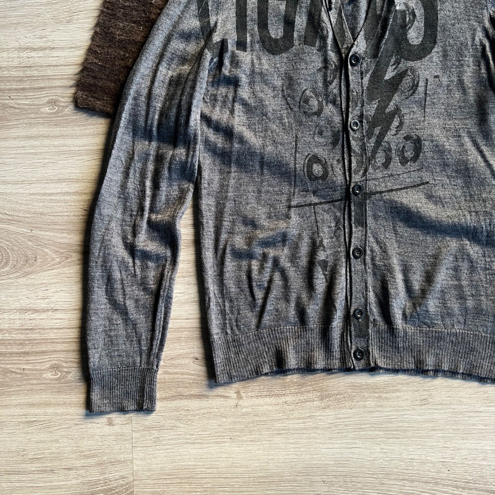 Energie Energie Y2K Vintage Graphic Cardigan Sweater Hoodie 9718AC Size US L / EU 52-54 / 3 - 4 Thumbnail