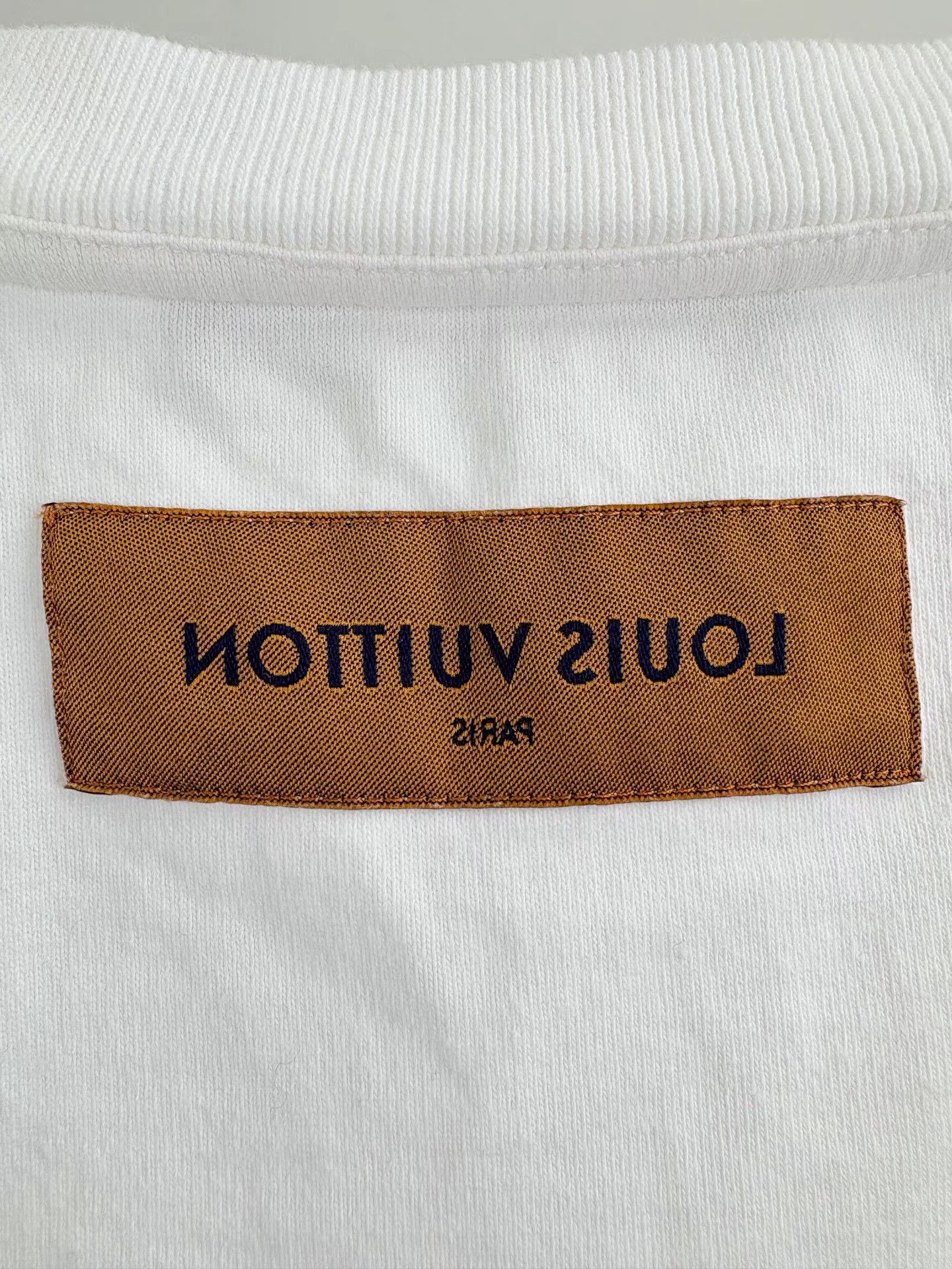 Louis Vuitton LOUIS VUITTON White Manual Print Short Sleeve Size US XXL / EU 58 / 5 - 3 Thumbnail