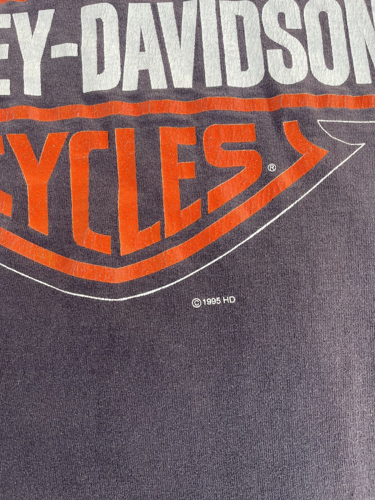 Harley Davidson Vintage 1995 HD Harley Davidson King Of The Road Shirt Tee Size US L / EU 52-54 / 3 - 15 Thumbnail