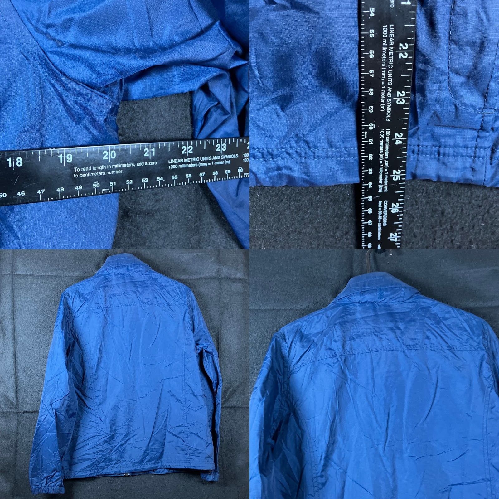 Adidas L.L. Bean Womens Jacket Windbreaker Navy Blue Full Zip 100% Nylon Medium Size M / US 6-8 / IT 42-44 - 8 Thumbnail