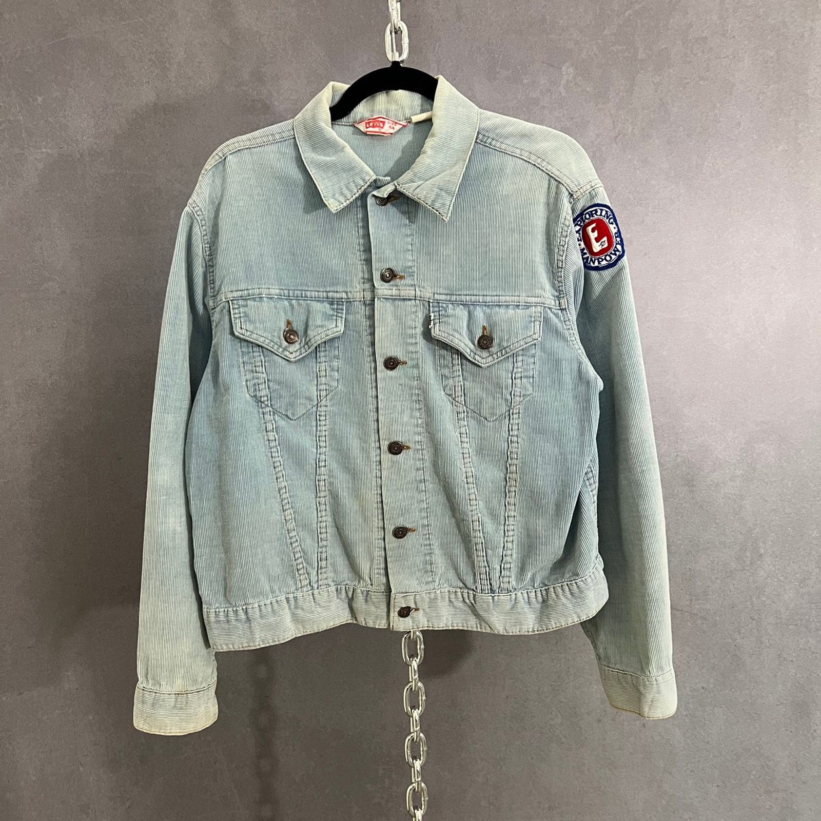 Levi's × Vintage Men's Vintage 70's Levi's USA Light Blue Corduroy SZ 44 Size US M / EU 48-50 / 2 - 1 Thumbnail