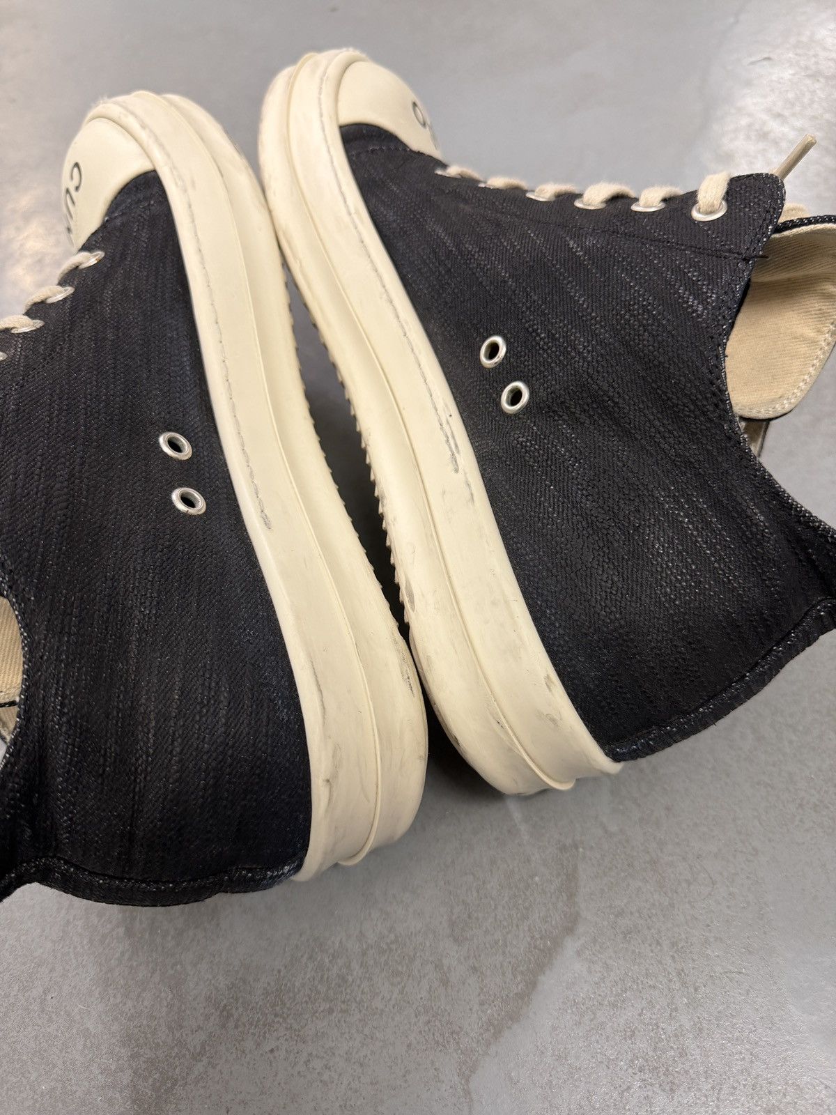 Rick Owens Drkshdw Rick Owens Drkshdw “So Cunt” Low Ramones Size US 10 / EU 43 - 11 Thumbnail