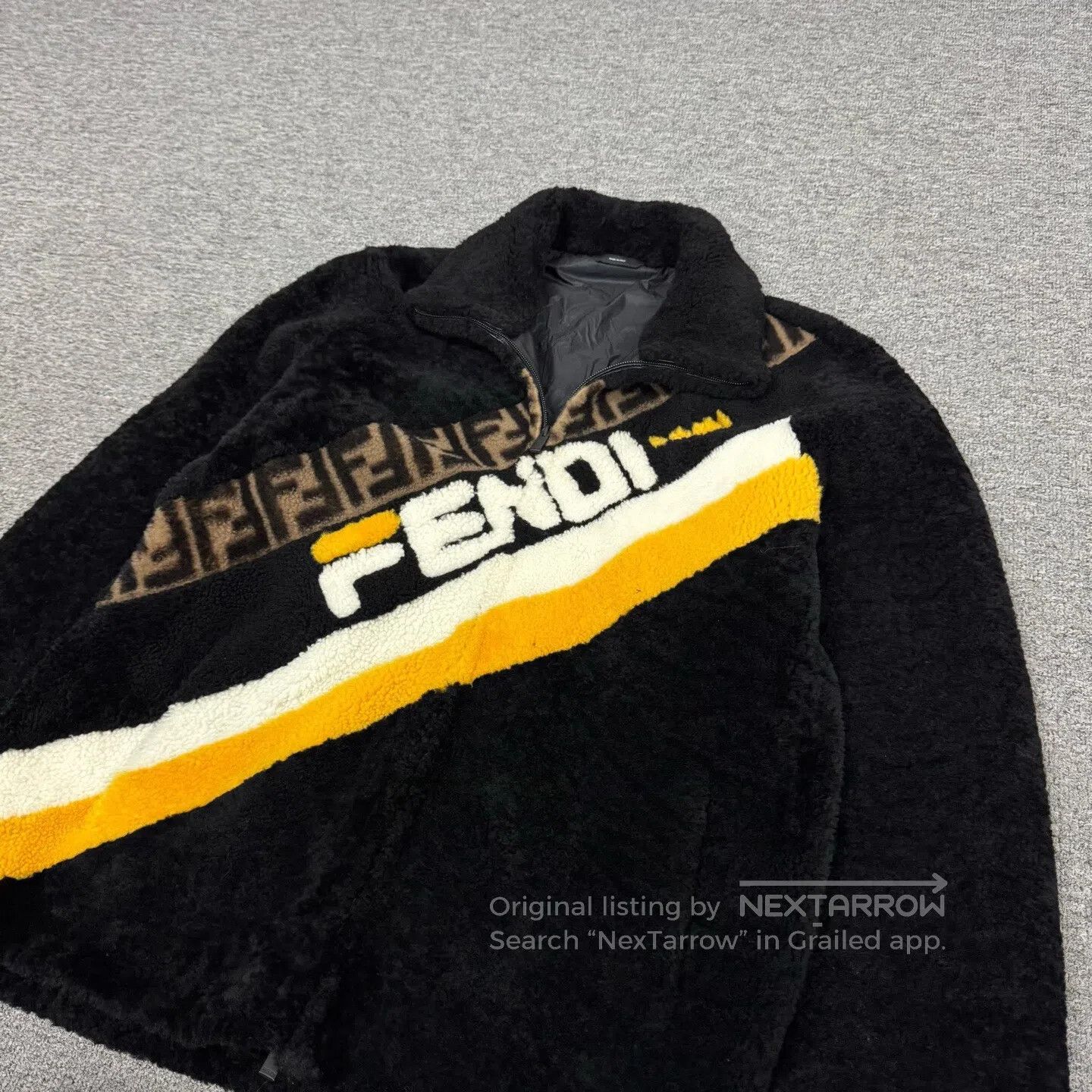 Fendi FENDI size 46 All-in-one wool and fur lamb cashmere teddy Size M / US 6-8 / IT 42-44 - 4 Thumbnail