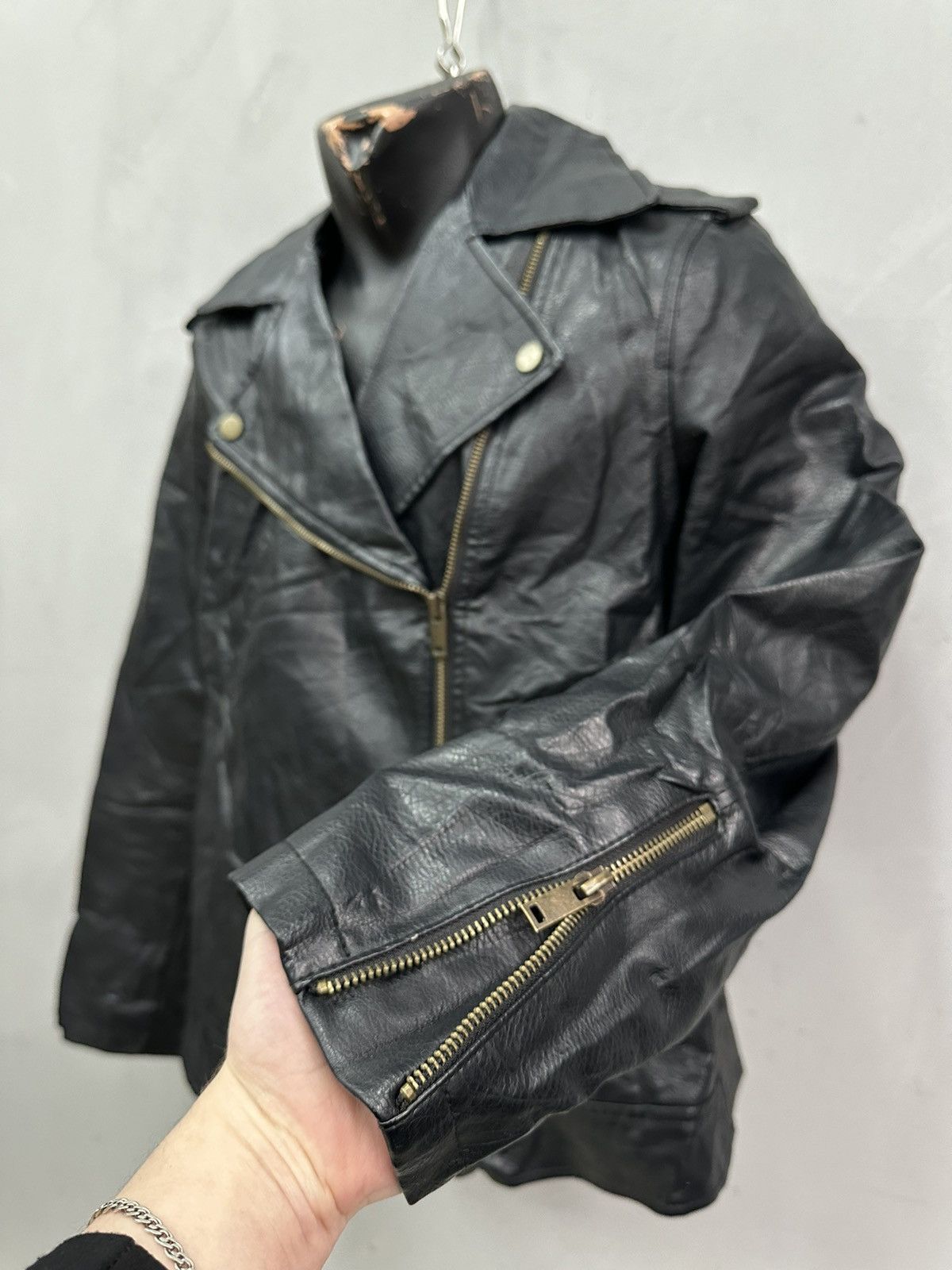 Universal Works Vintage Leather Jacket Y2k Cropped Bomber Rare Rick Owens Size US M / EU 48-50 / 2 - 5 Thumbnail