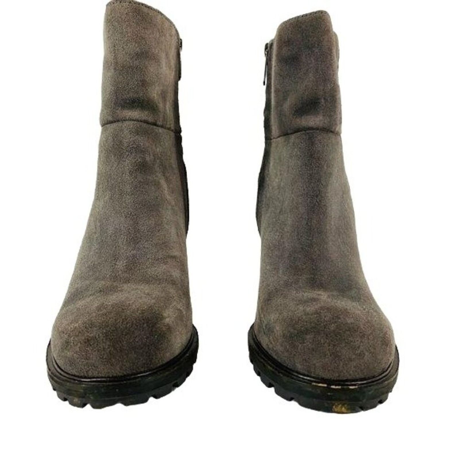 Sam Edelman Sam Edelman Gray Suede Franklin Heeled Ankle Bootie 9.5 Size US 9.5 / IT 39.5 - 2 Thumbnail