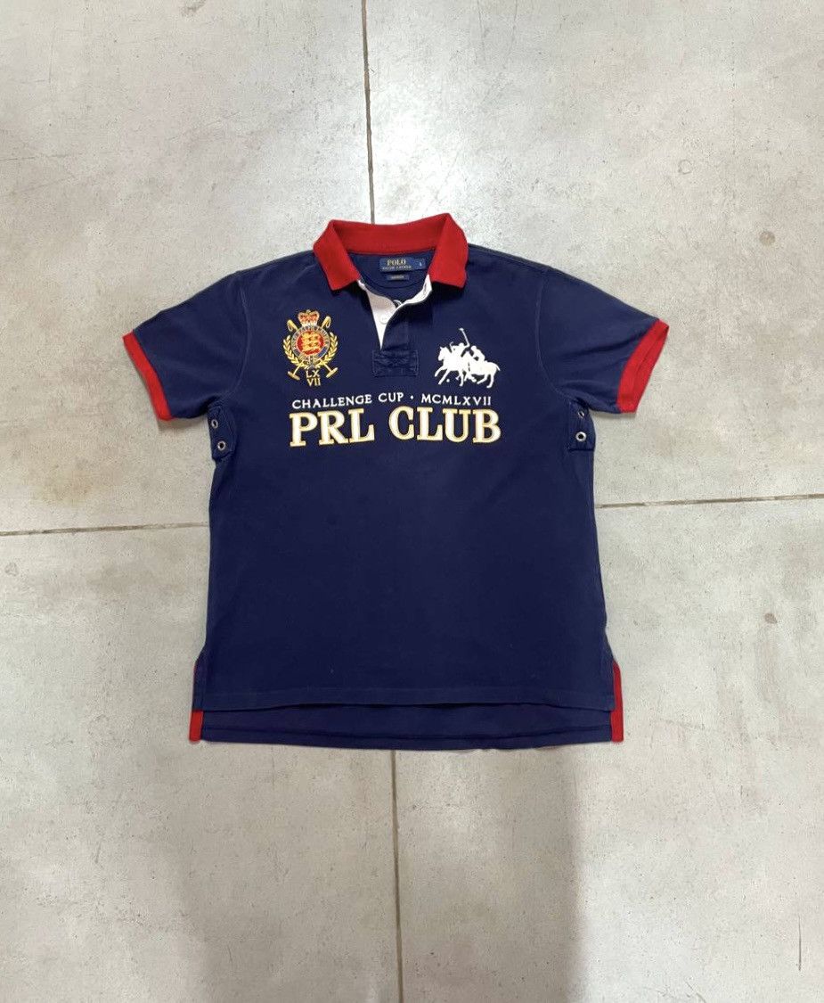 Polo Ralph Lauren Chief Keef Style Vintage Polo Ralph Lauren Polo Tee Shirt Size US L / EU 52-54 / 3 - 1 Thumbnail