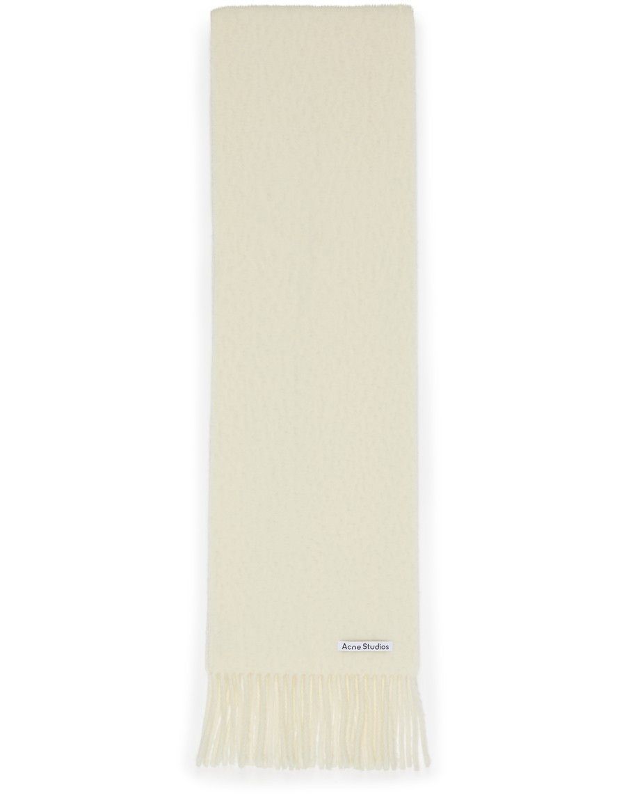 Acne Studios o1y0725 Size : OS / Wool Scarf in Ivory Size ONE SIZE - 1 Thumbnail