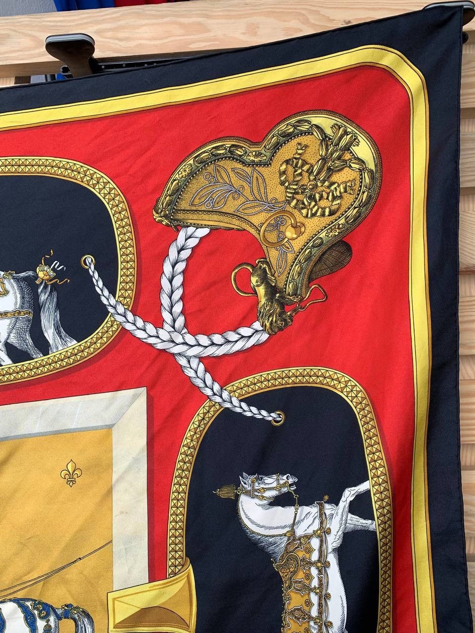 Hermes Hermes Grand Apparat by Jacques Eudal Silk Scarf Size ONE SIZE - 8 Thumbnail