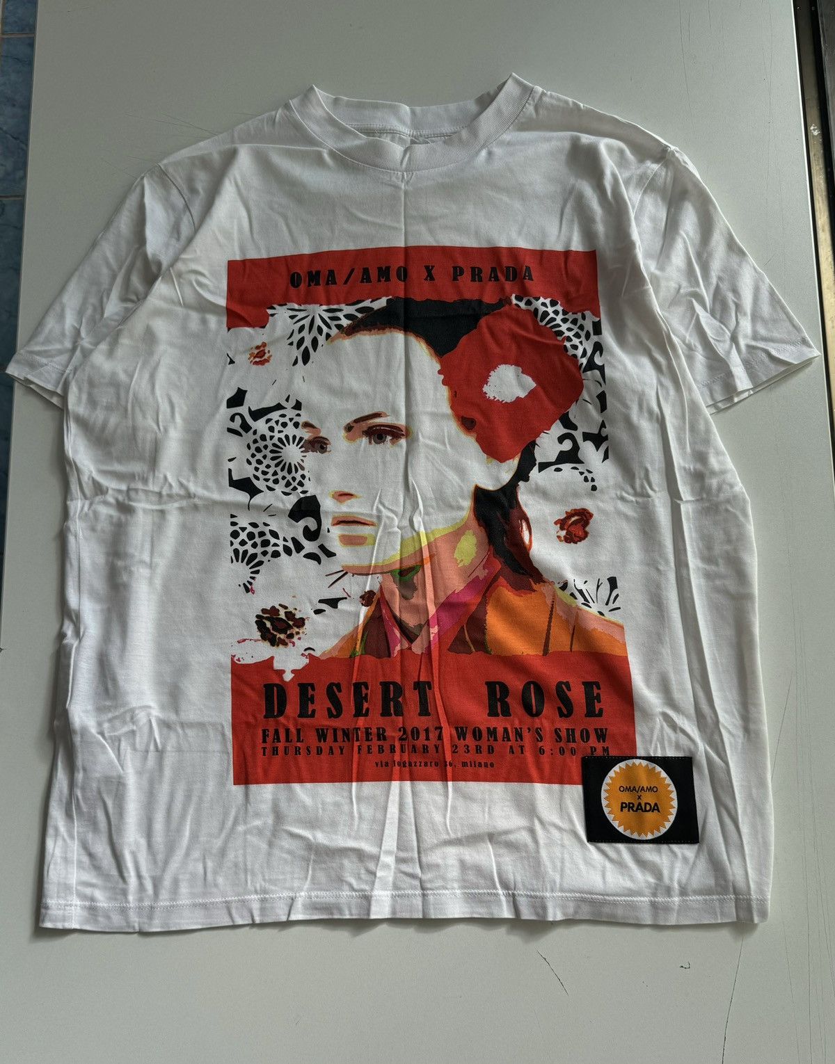 Prada Prada x OMA/AMO F/W 2017 limited t-shirt Size US S / EU 44-46 / 1 - 1 Thumbnail