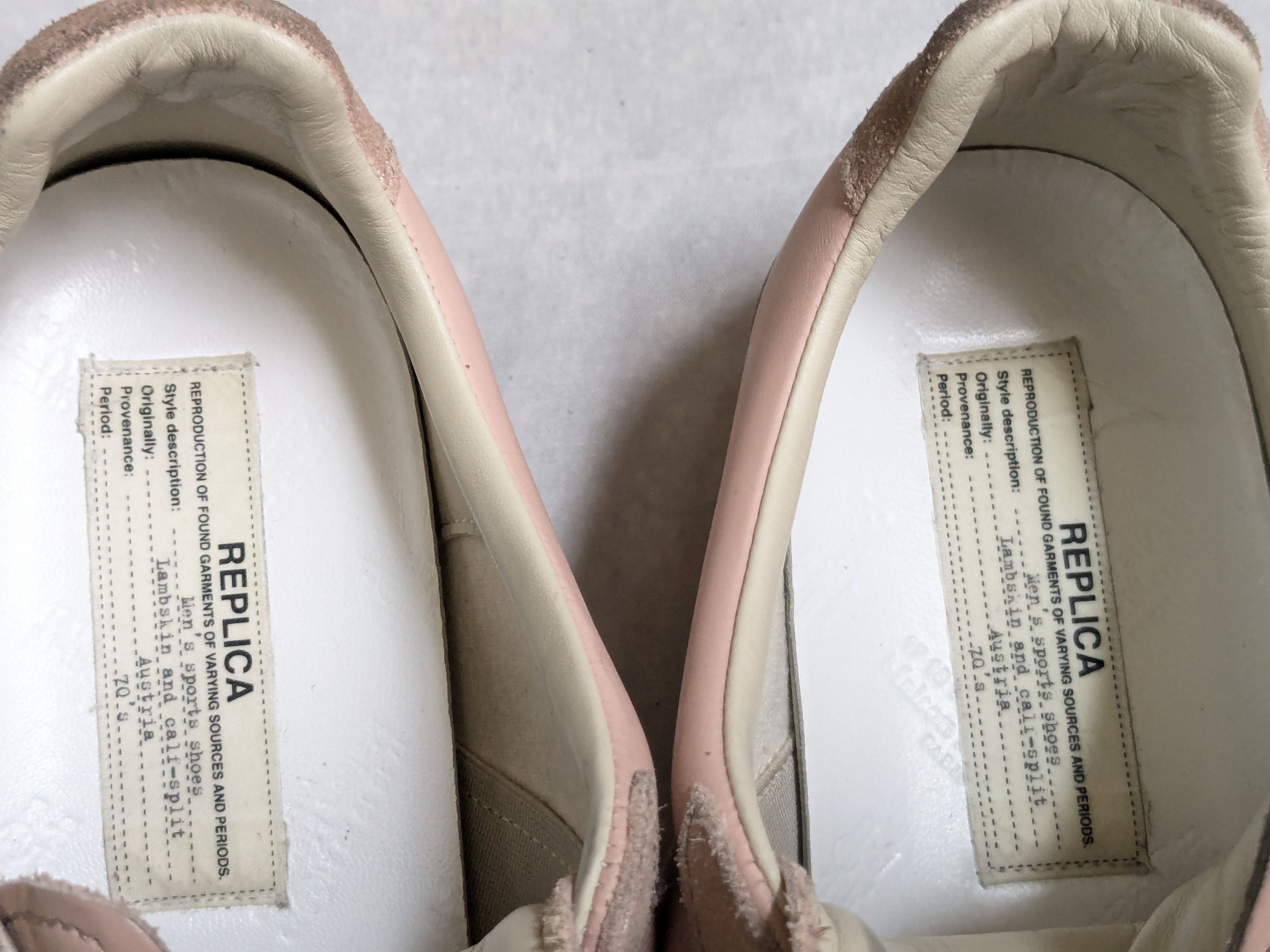 Maison Margiela Maison Margiela Replica GAT Pink 9 42 Low Tops Gum Size US 9 / EU 42 - 10 Thumbnail